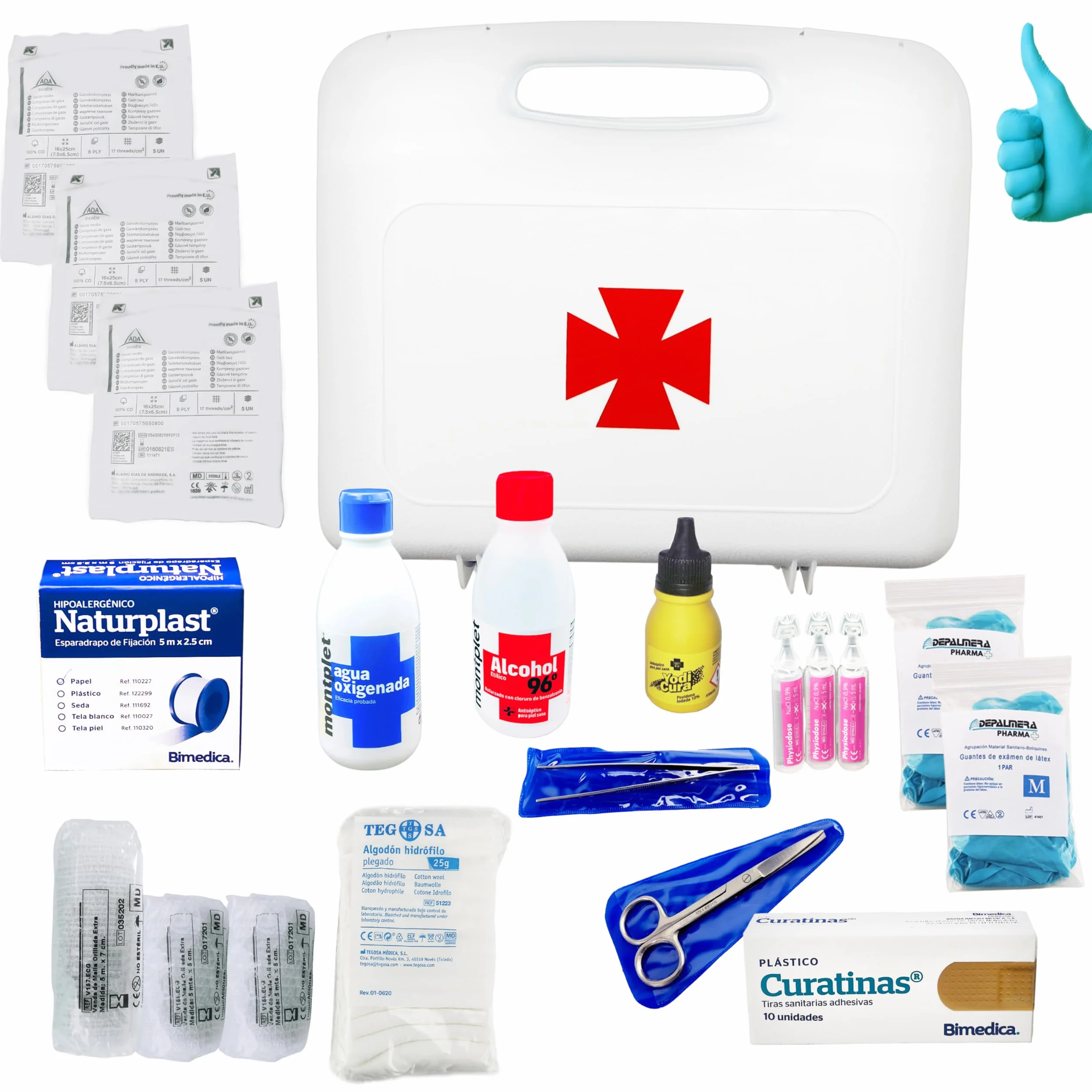 Pharma Botiquin Primeros Auxilios Emergencia Maletin Completo Homologado para Autocares Ambulancias