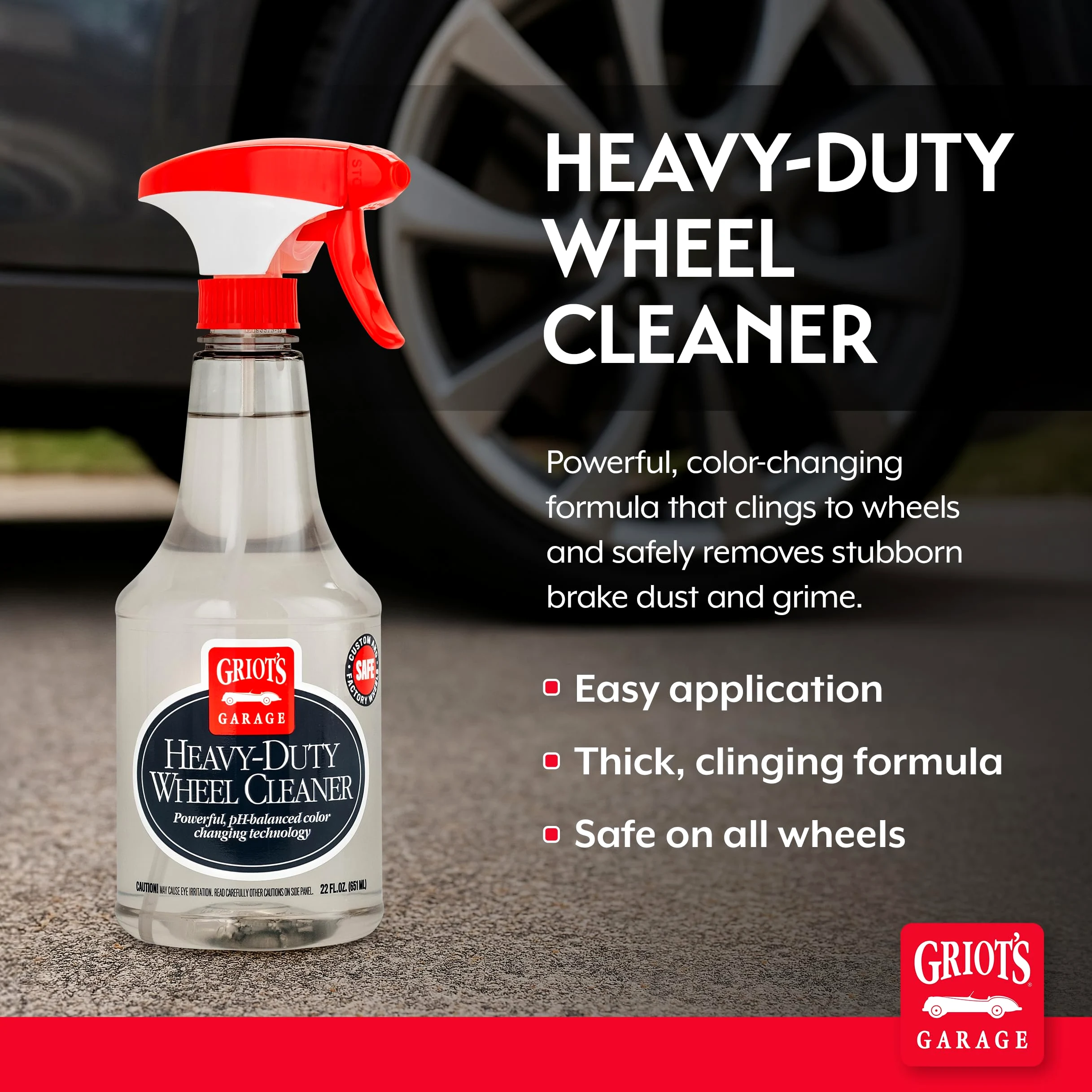 Griot's Garage 10973 Heavy-Duty Wheel Cleaner - 22 oz. by Griot's Garage