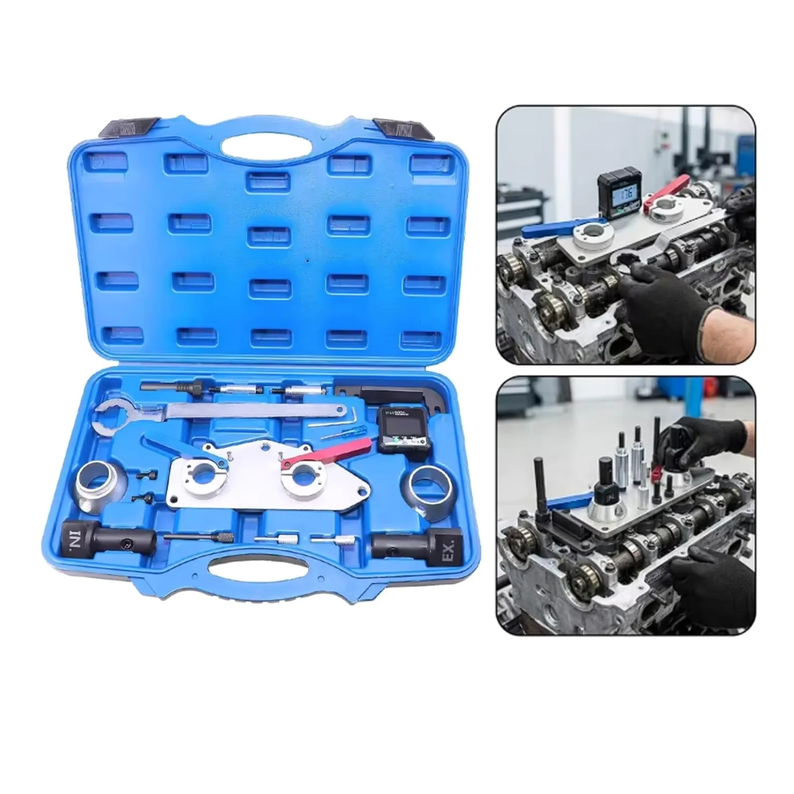 Kit De Herramientas De Alineación Bloqueo De Correa De Distribución Del Árbol De Levas Del Motor Compatible Con Motor Skoda 1.5L TSI 2017-2020 2021 2022 2023 2024 Herramienta Calado Motor