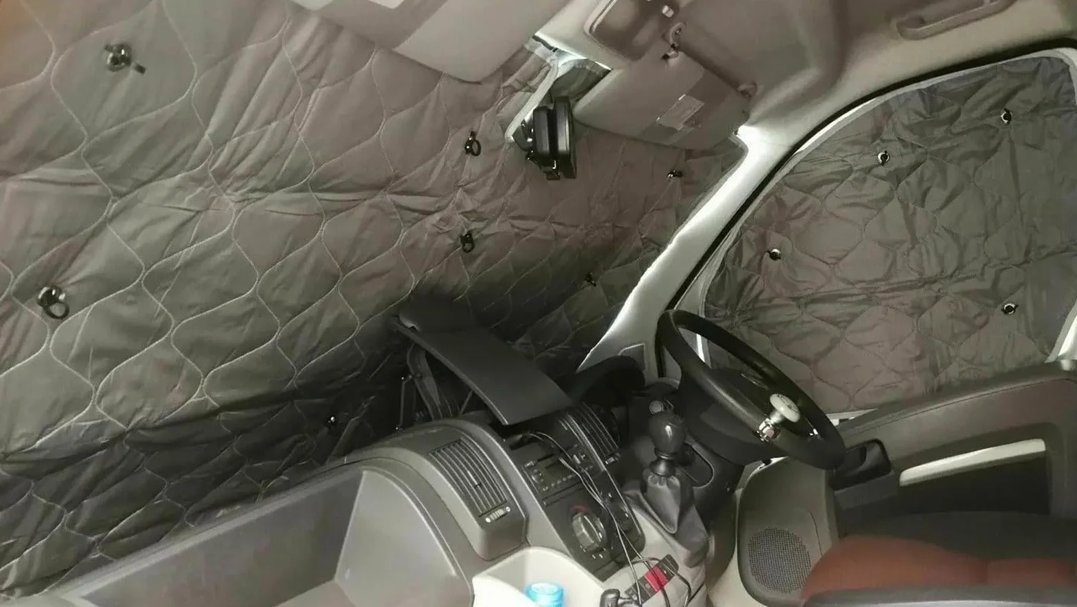 para Fiat Ducato 2006-2022, Persianas Térmicas Internas para Coche, Cubierta Parasol para Parabrisas, Kit Persiana, para Ventana Elevación Parabrisas para Coche