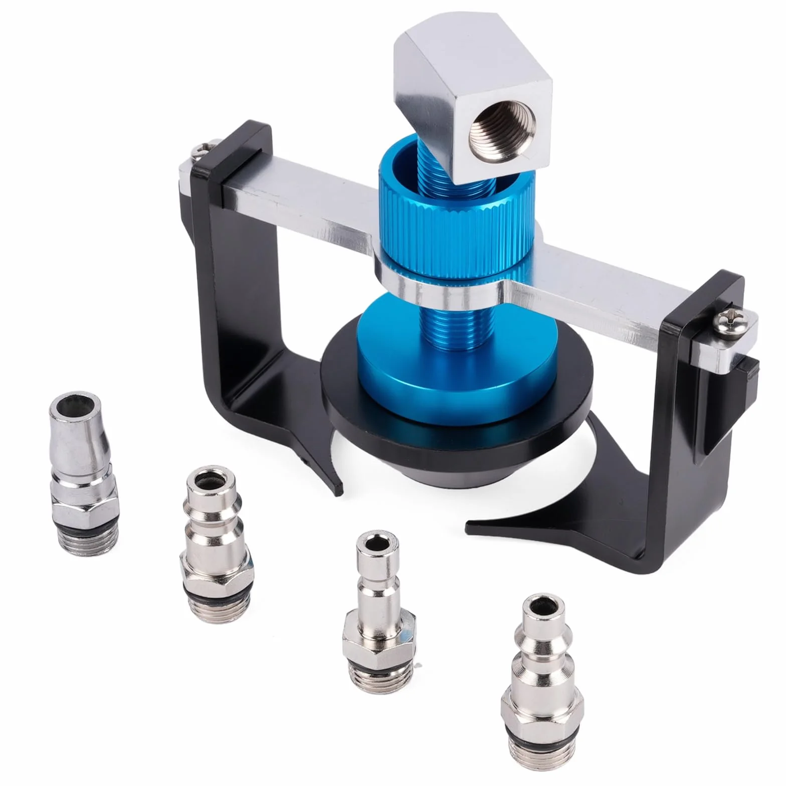 Adaptador Universal para depósito de líquido de Frenos 22-58 mm, 4 acoplamientos rápidos EU/US//Métrico/Japón para Buick, Cadillac, Chevrolet, Mazda, Honda, Toyota etc, Anillo de Sellado antifugas