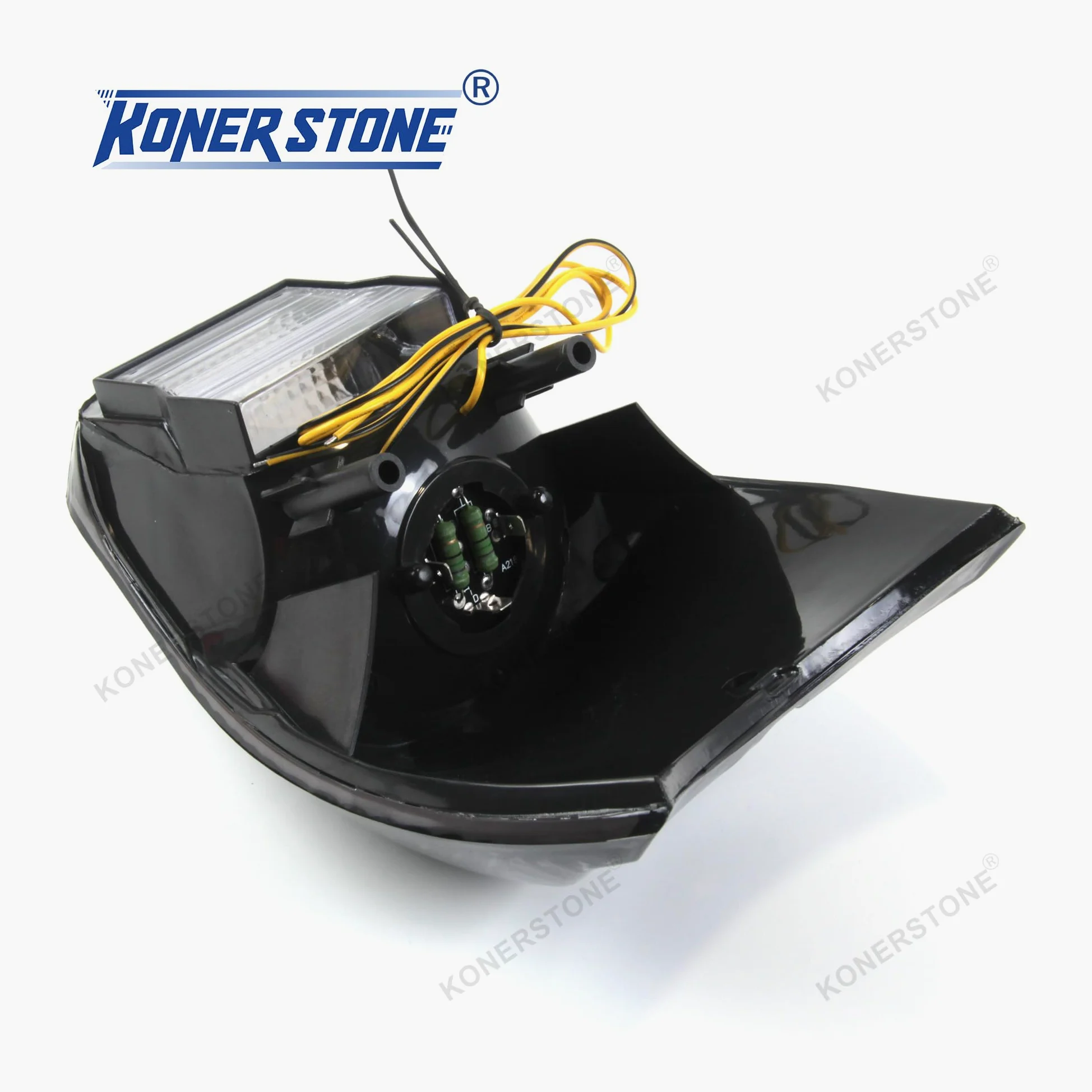 Luz trasera BMW K1200R K1200S 2005-2008 Señal Giro Freno Integrada Lente Ahumada