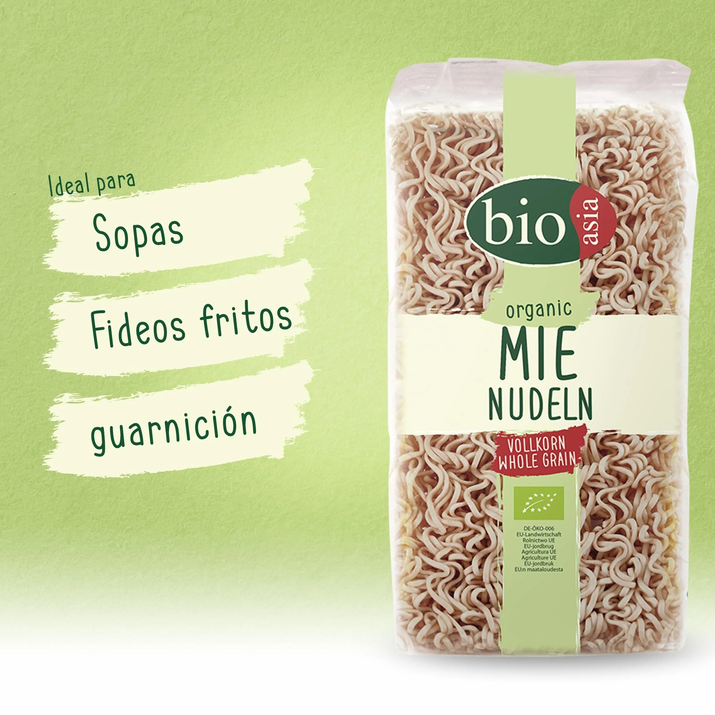 BIOASIA Bio Fideos Mie integrales 250 g