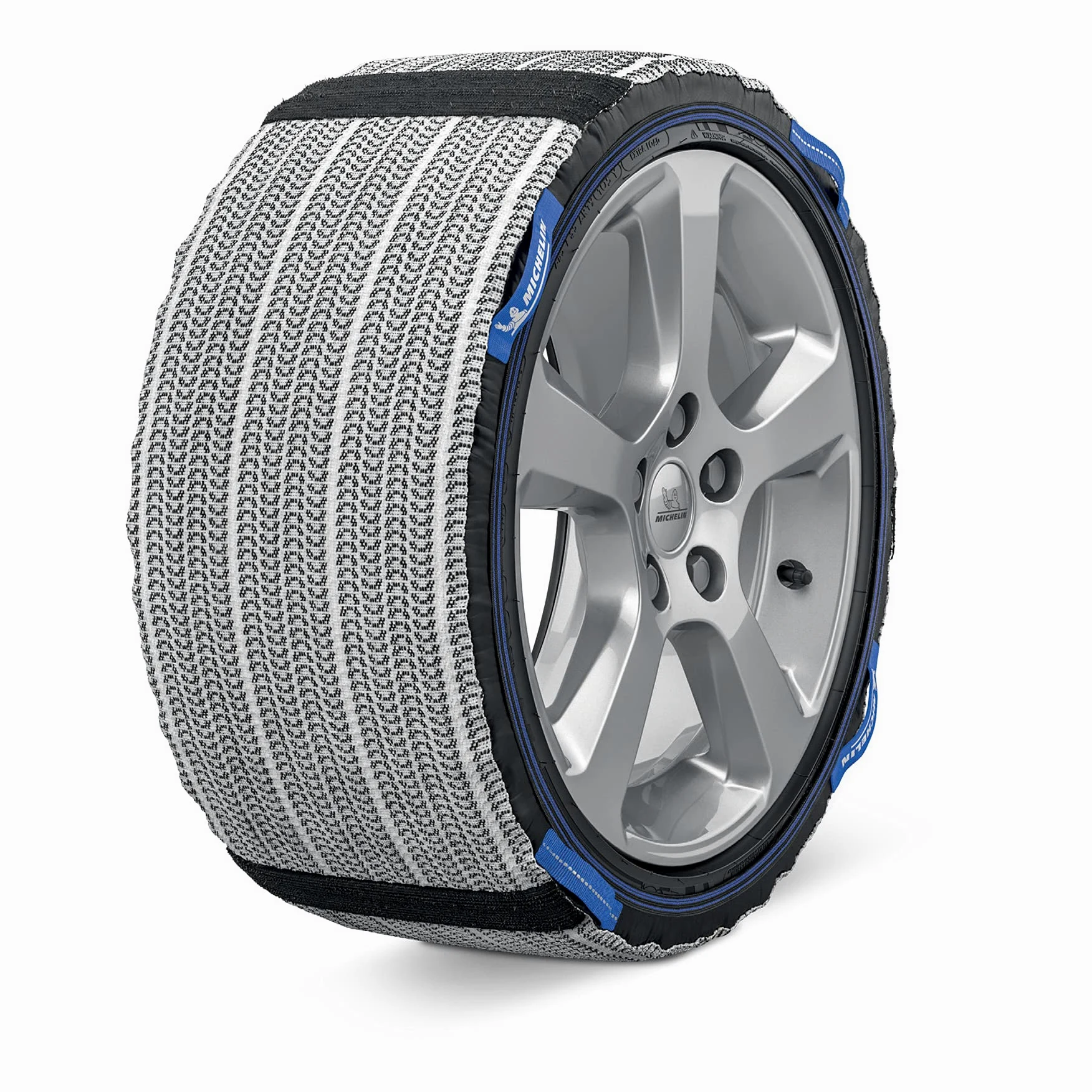 MICHELIN 008419 SOS GRIP Cadenas de nieve textiles Coche, Fundas de nieve para neumáticos EVO 9