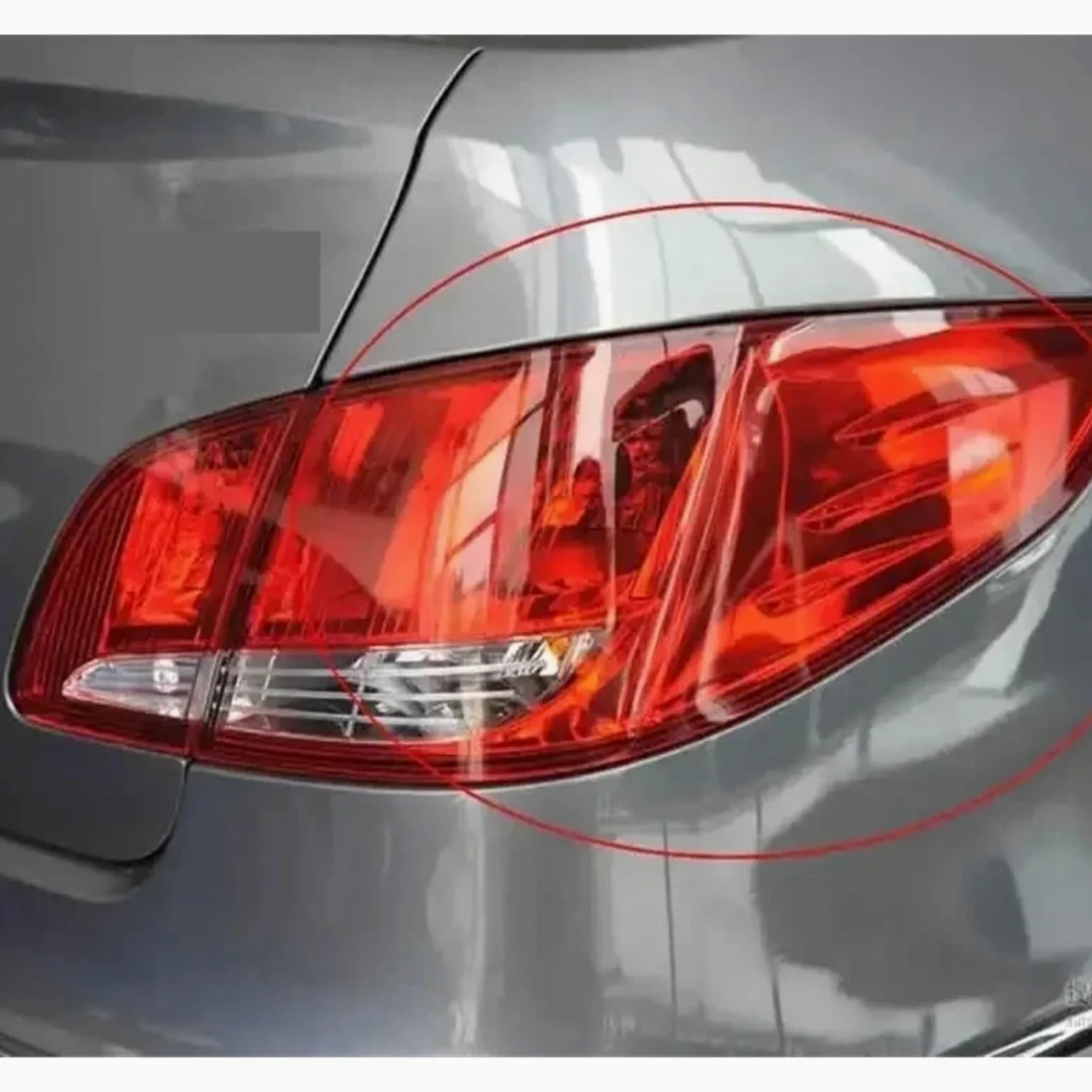 Placa Circuito Luz Trasera Automóvil Para Peugeot 408 2009-2012 Placa De Circuito Luz Trasera Coche Lámpara Dirección Freno Trasero Enchufe Base Sin Bombilla(2PCS left and right)