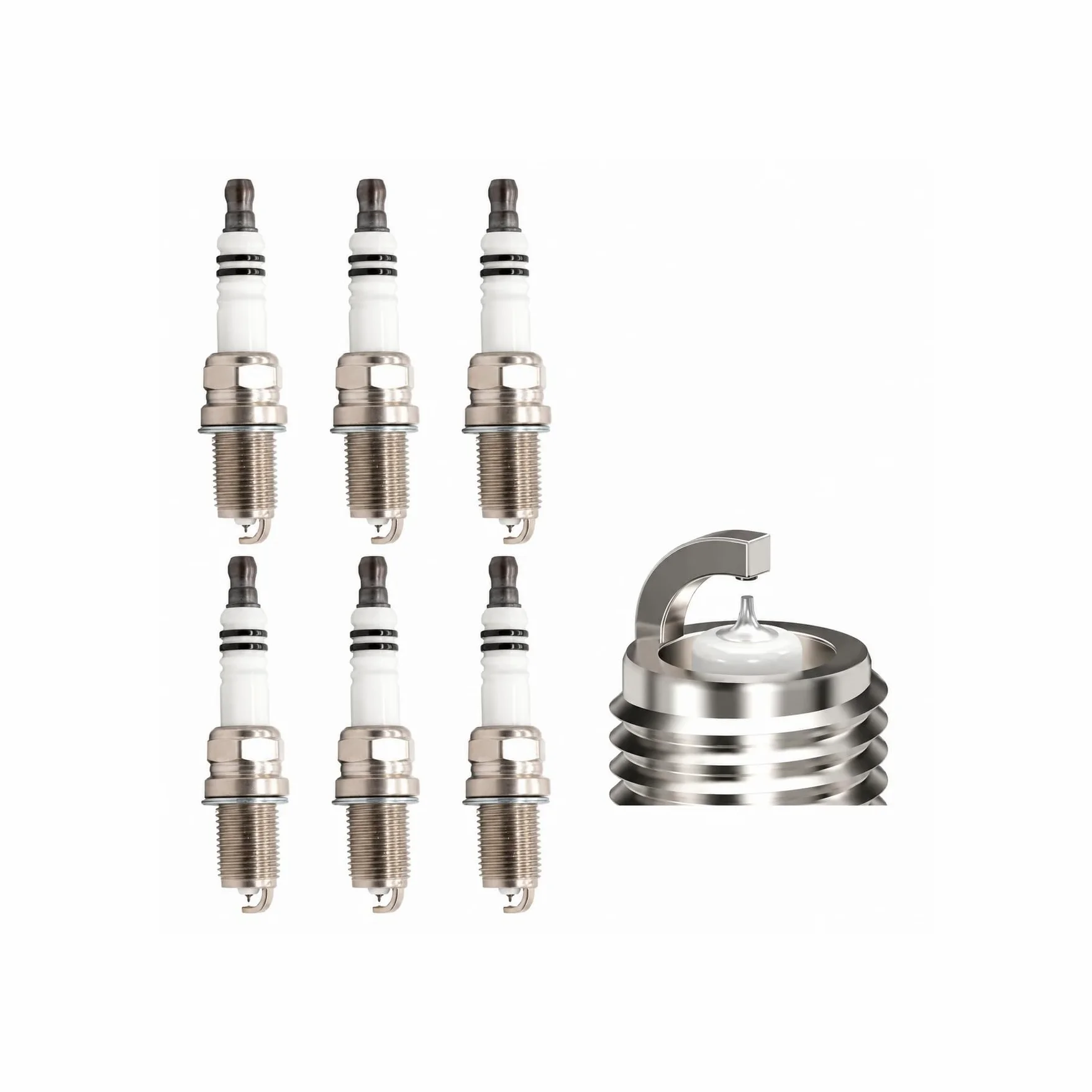 Bujía De Iridio Y Platino K6RTIP Reemplazo Para PFR6B RC8WYP4 IK20TT Para F5DP0R(8 pieces with box)