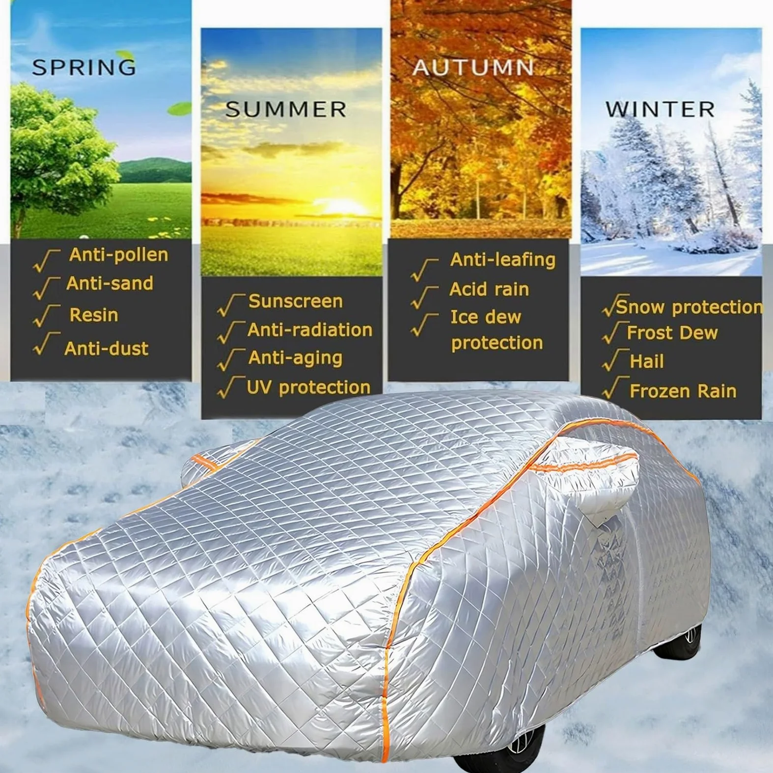 Funda Coche Antigranizo Hecho para BMW Z4 Roadster E89 2009-2013, Funda Coche Exterior, Protección contra la Lluvia y el Granizo, Protección Impermeable xz23w