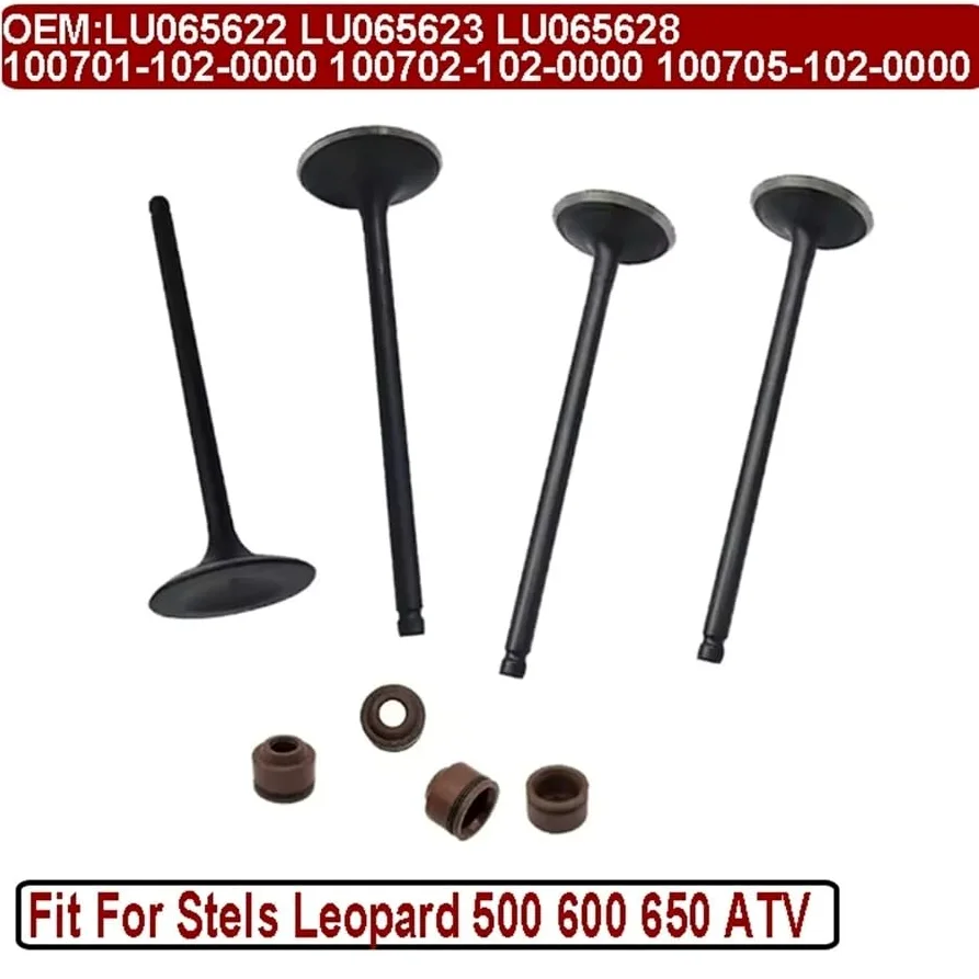 Kit de válvula for L-Pard 500 600 650 ATV 100701-102-0000(2 Sets)