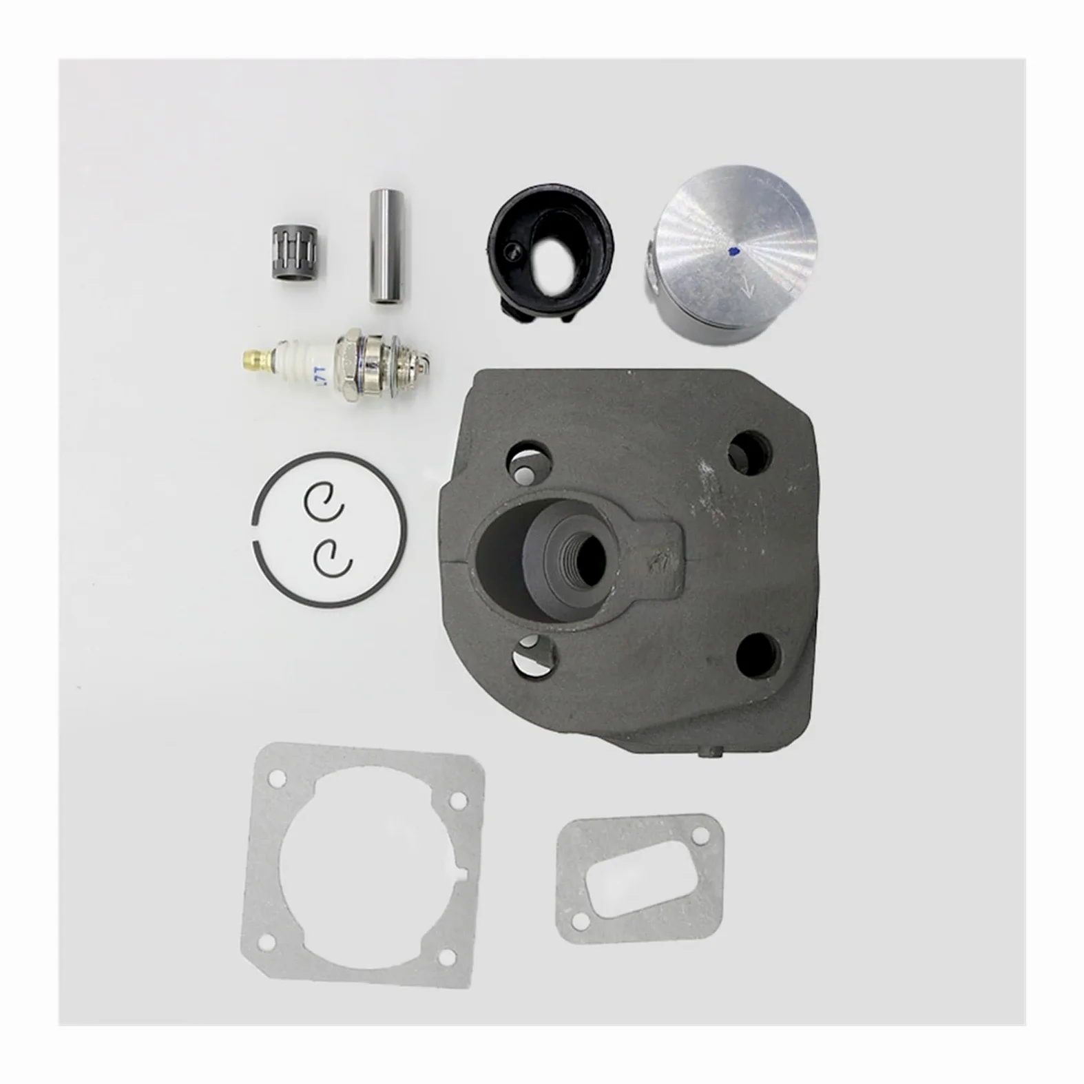 Pieza DE Recambio Kit de Juntas de pistón de Cilindro de 44mm Adapted con reconstrucción de Motor de Motosierra H350 351 353 345 340 346XP 537253002