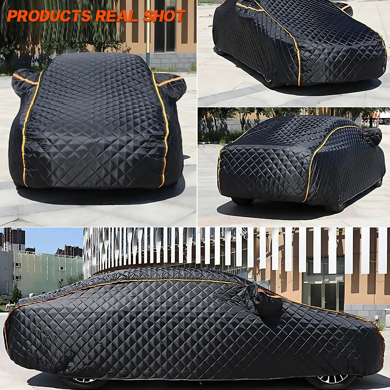 Funda Coche Antigranizo para Mercedes Benz ML 270 CDI W163 1999-2005, Cubierta Exterior Impermeable, Cubre Coches Agrega Algodón Y Espesa, El Polvo Resistente Al Polvo Lluvia Nieve gui1qu
