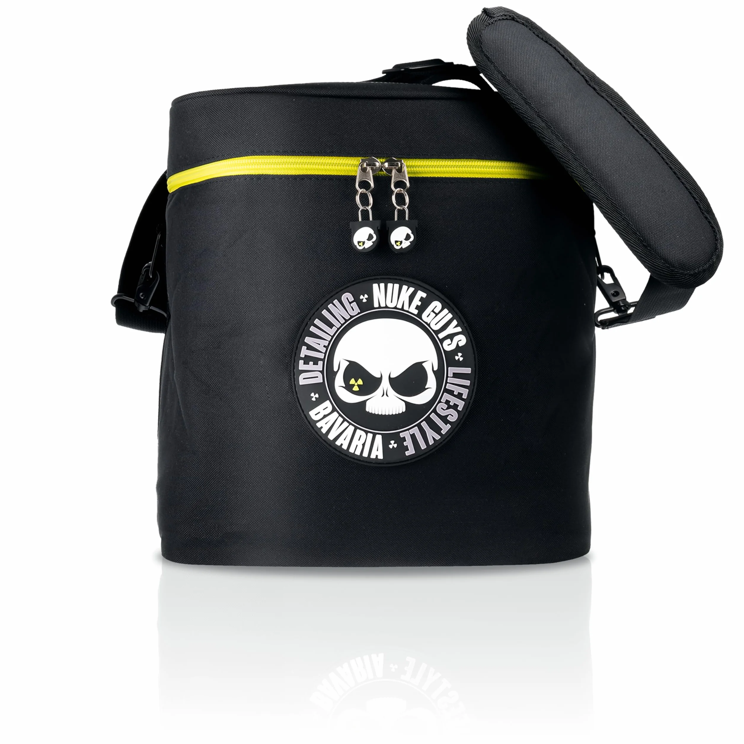 Nuke Guys Bolsa de detalles pequeña | Práctica para el maletero con velcro | Organizador para productos de cuidado del coche