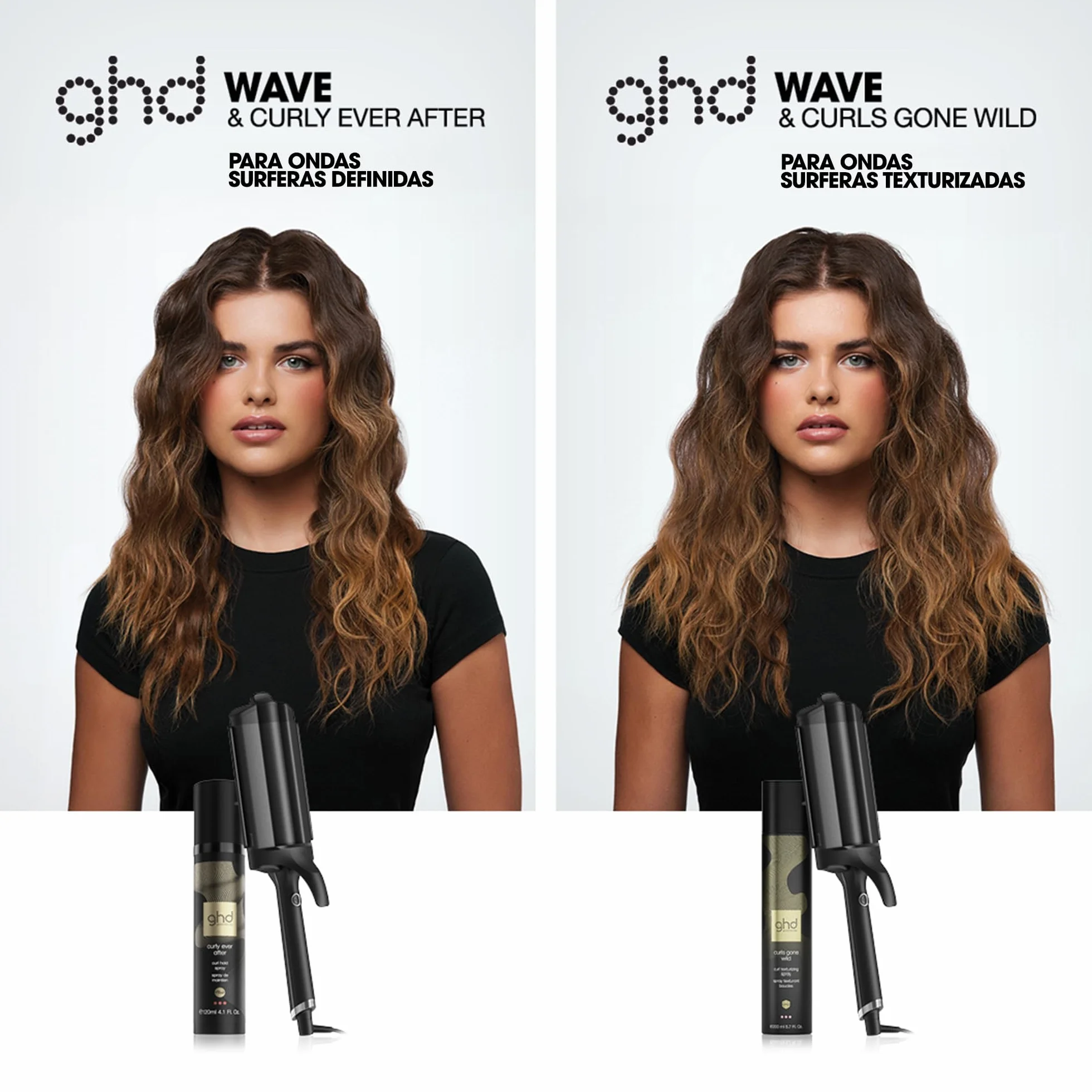 ghd Spray Texturizador Ondas y Rizos Volumen Brillo Natural Protección Térmica 200ml