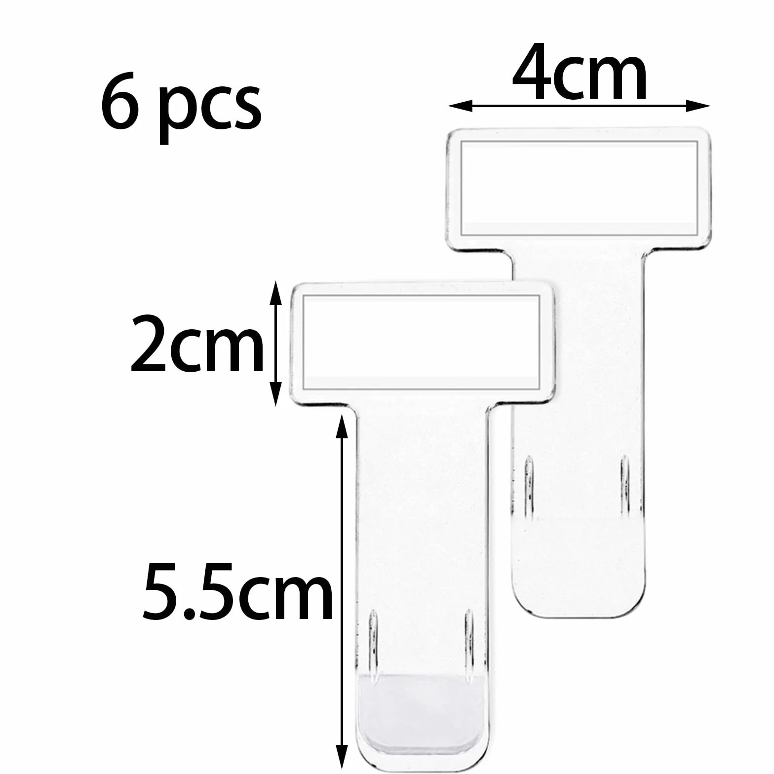 6 Pcs Soporte para tique de Aparcamiento, Clip para boletos Autoadhesivo para Permiso de Parabrisas de estacionamiento,Pinza Transparente Ticket Coche Soporte para Camiones y caravanas