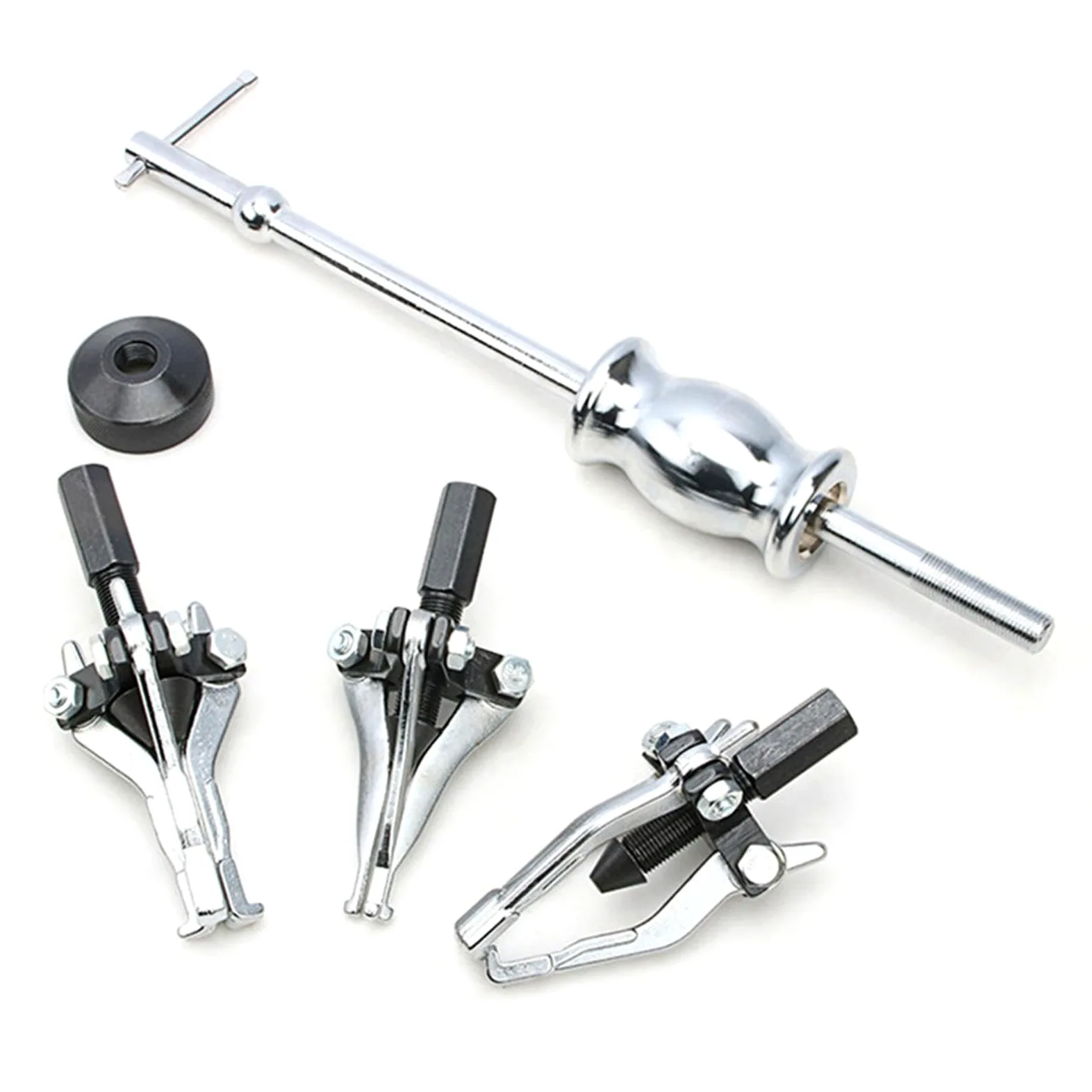 Amagogo Extractor de cojinetes de engranajes de 3 mordazas, juego de extractores de poleas de engranajes y externos, portátil, profesional,