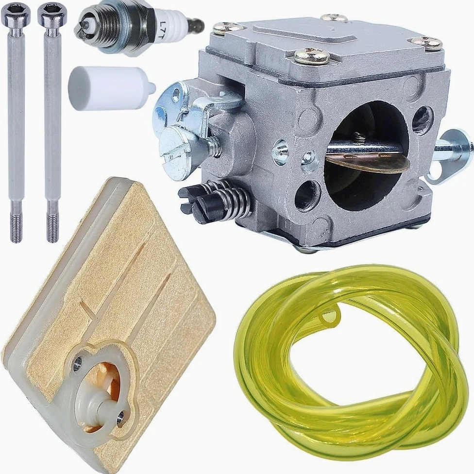 Kit de carburador con filtro de combustible compatible con motosierra 625 II 630 503280316 Motosierra Gasolina Accesorios de jardín