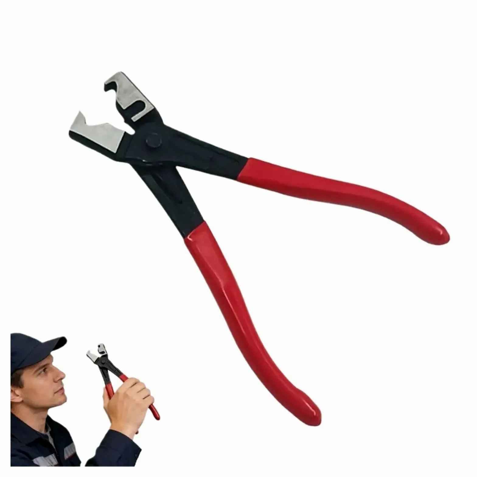 Pinza para el Filtro de Aceite Alicates Especiales for Abrazadera de Tubo de Gasolina, Pinzas de Junta, Kit de desconexión de Manguera de Filtro, Accesorios y Herramientas de reparación(X)