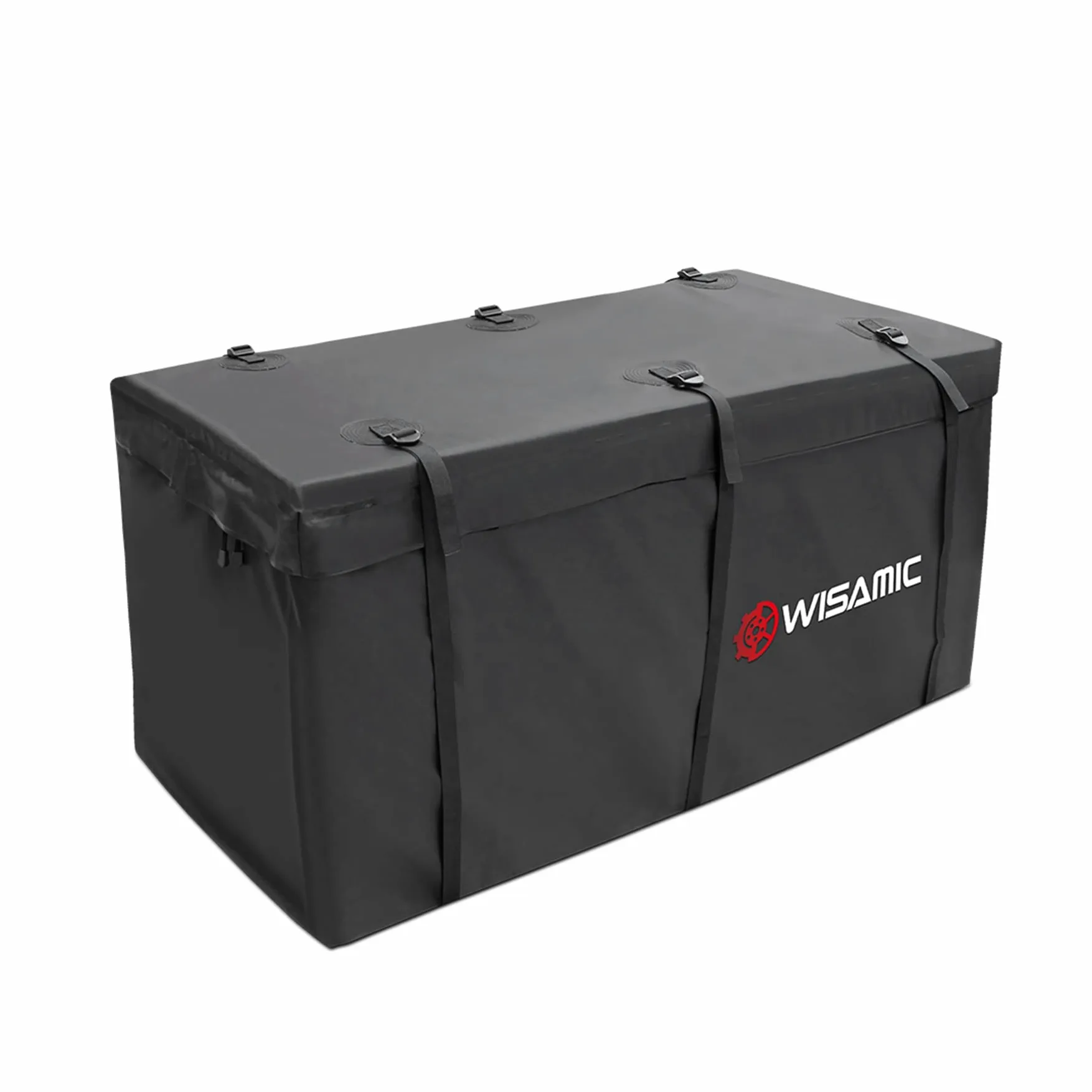 Maletero Trasero Wisamic para Enganche de Remolque Bolsa de Equipaje Trasera Extensible para Coche: Bolsa de Carga Impermeable 118x61x58cm (417 litros), Lona de PVC 500 x 500 D