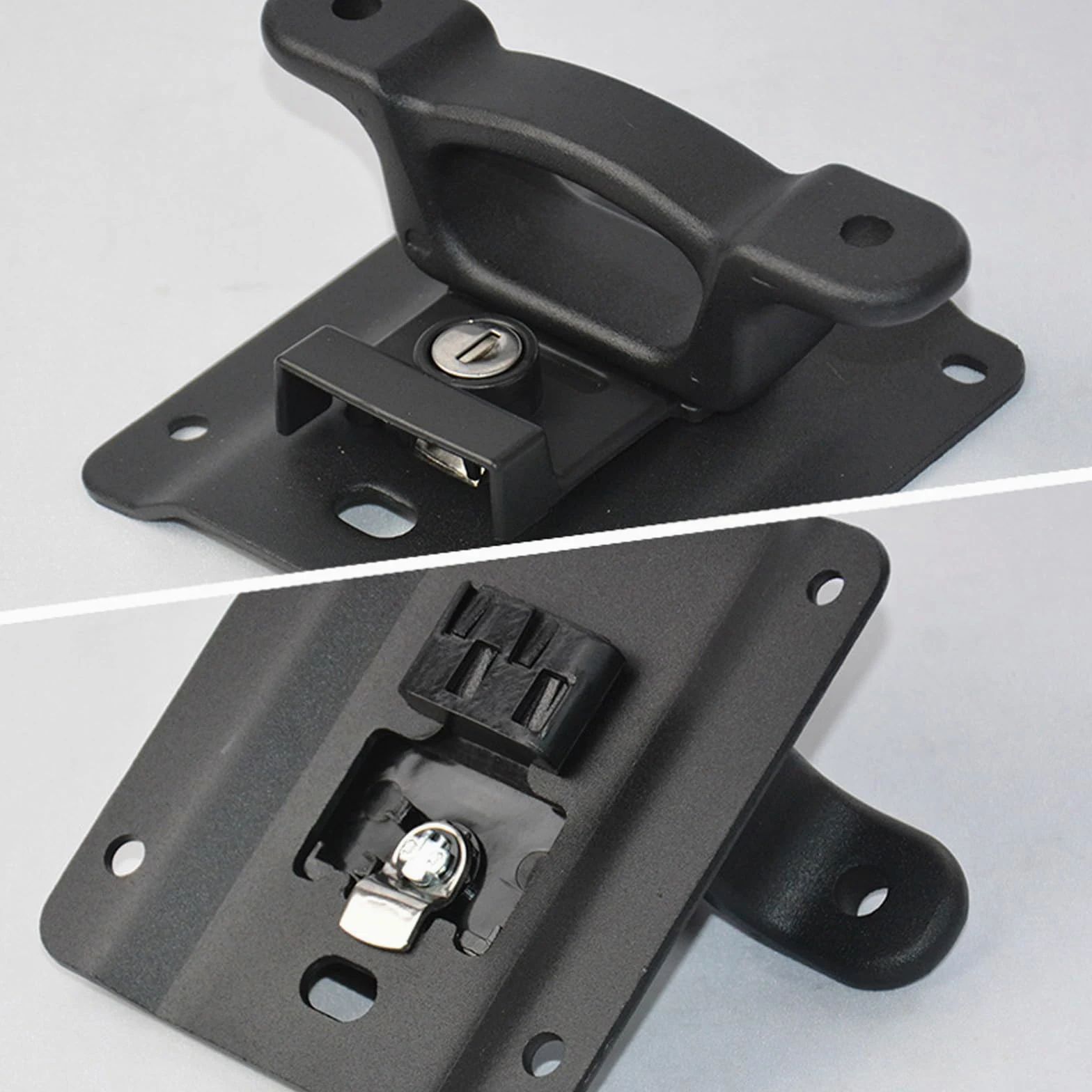 Amarres de acero con cerradura para camiones F350 2015-2025, 4 anclajes y soportes, kits de fácil instalación, anclajes de amarre de carga