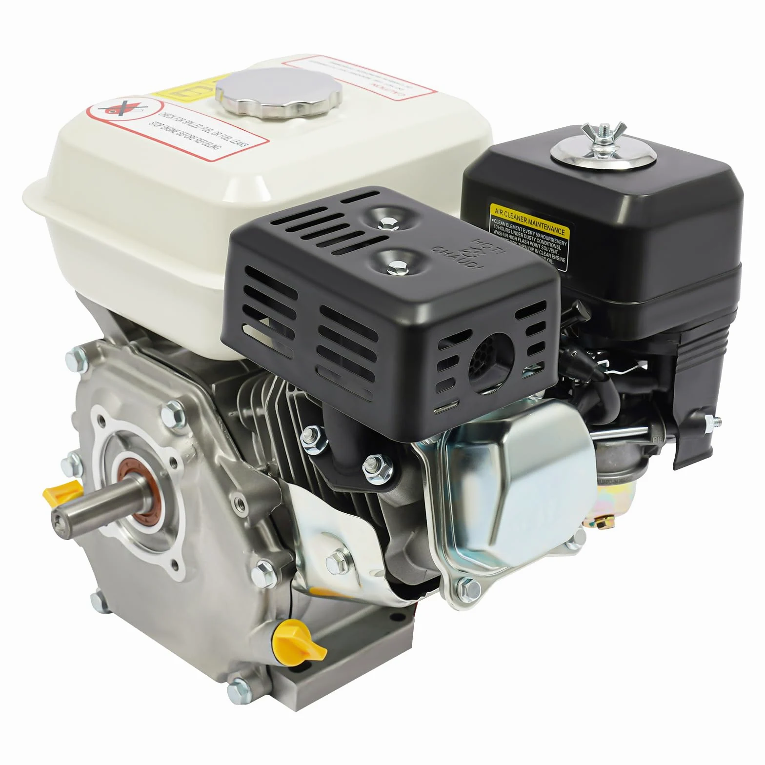 Motor de gas motor de gasolina de cuatro tiempos, 212 cc, 7,5 CV, 4 tiempos, OHV, refrigerado por aire, 20 mm, cigüeñal, 3600 rpm, para bomba de agua, generador, cortacésped para maquinaria de