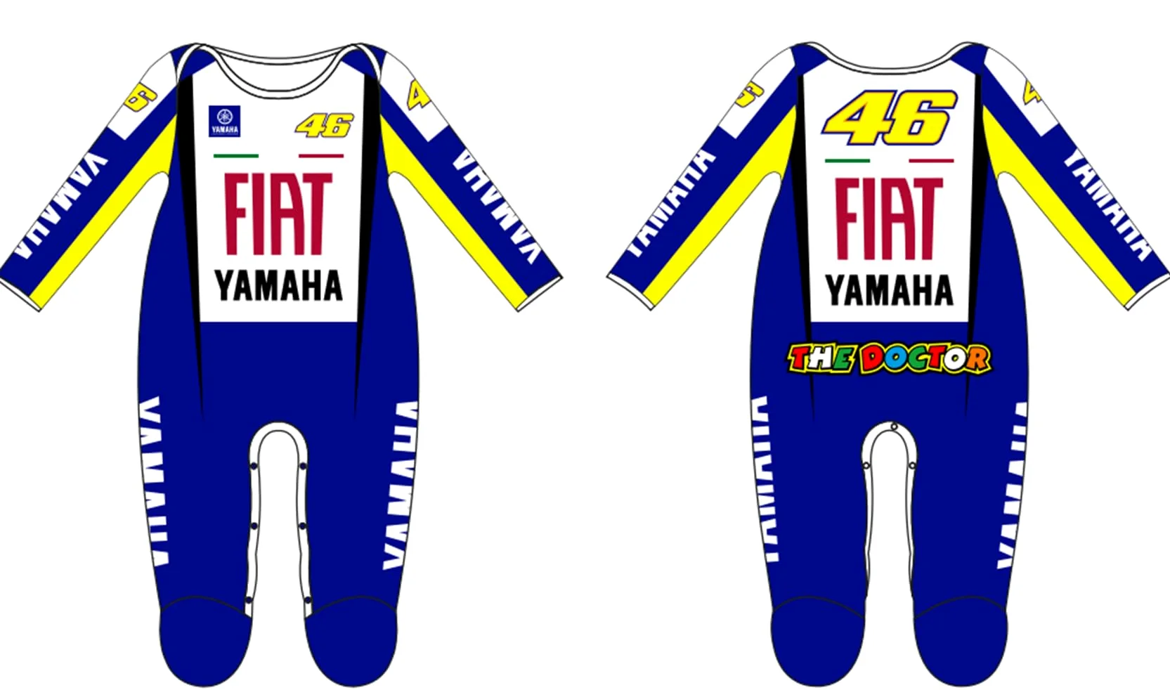 Valentino Rossi Yamaha Heritage T-Shirt Unisex Adulto