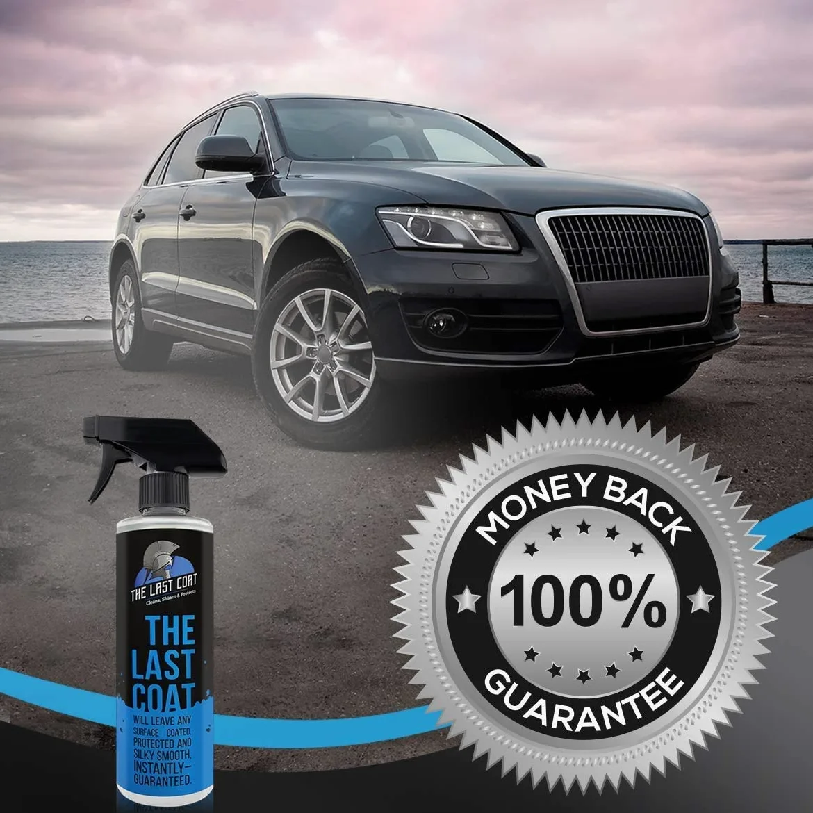 The Last Coat – Revestimiento líquido a base de agua, acabado suave y brillante – Cidado de pintura y reparación para coche o cualquier superficie