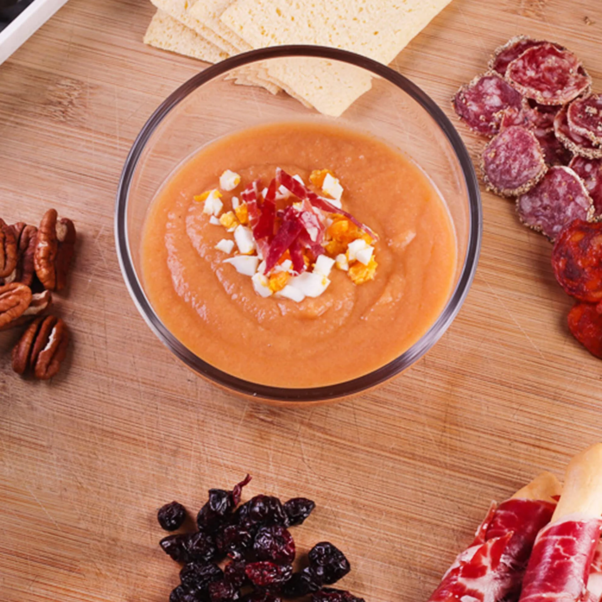 Santa Teresa Salmorejo Pack 3 Litros Elaborado con Ingredientes Naturales Receta Tradicional