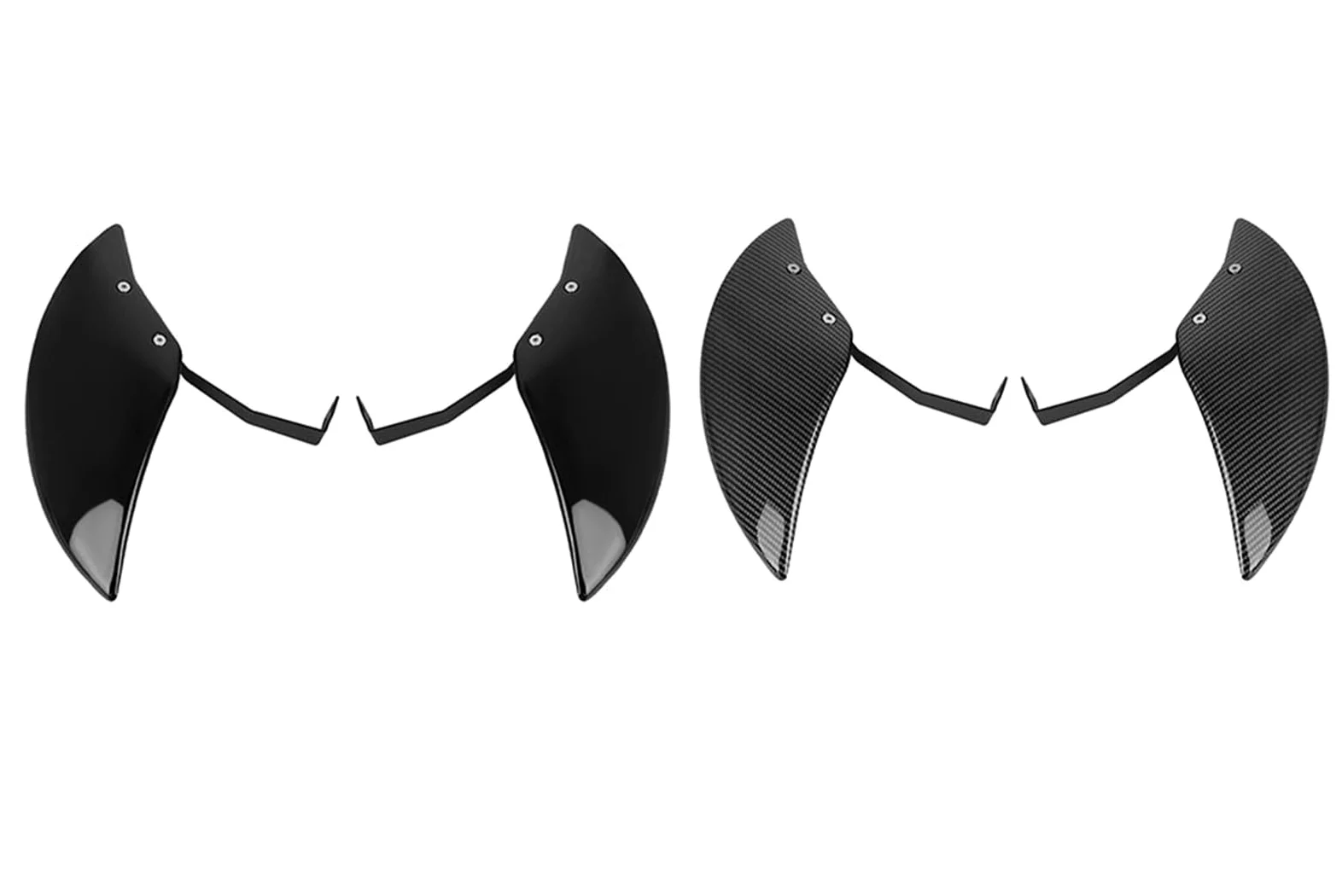 Compatible con Conducto De Refrigeración De Pinza Honda CB1000 Hornet. | Atornillado directo, aumenta el flujo de aire, protege la pinza y mejora el aspecto general(Black)
