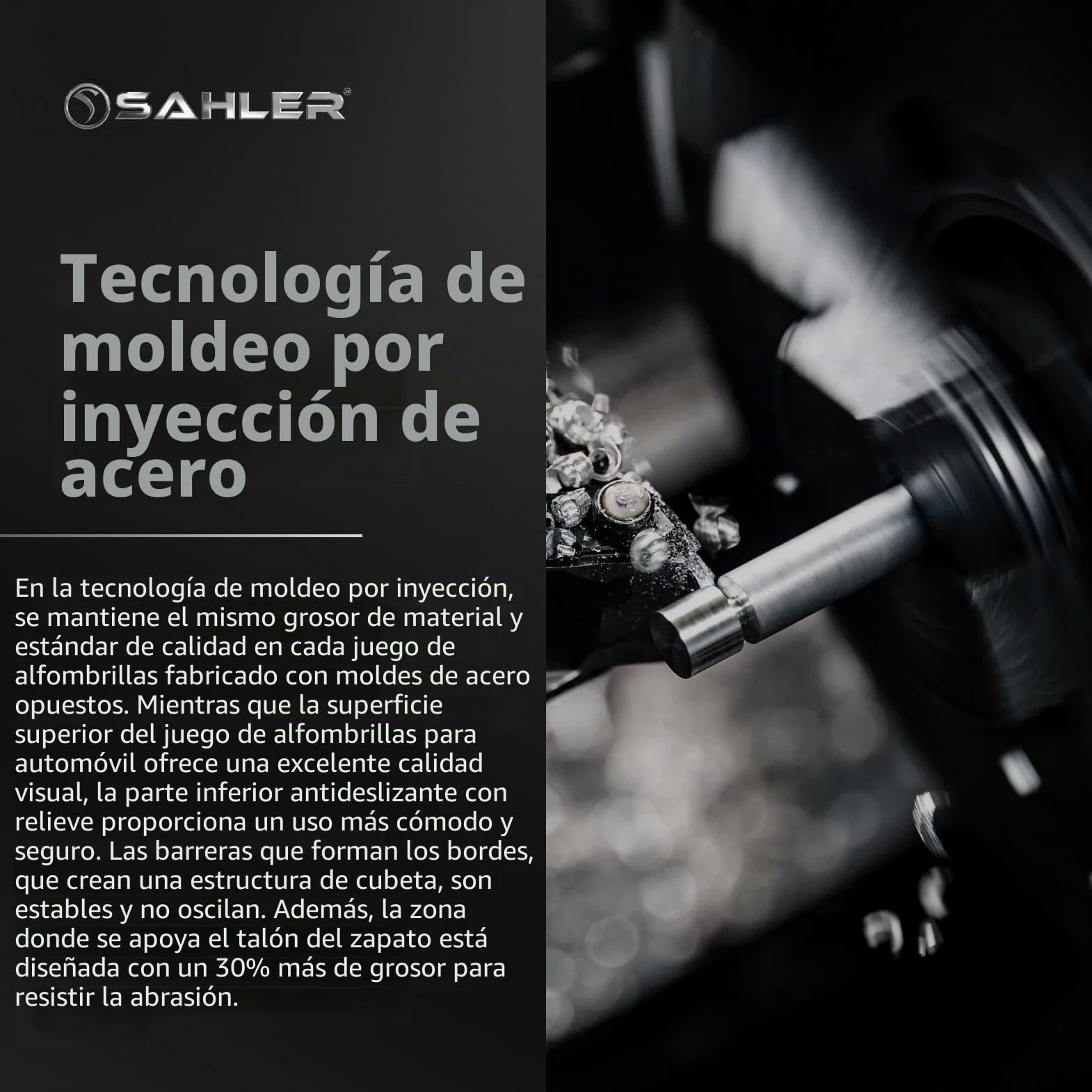 Sahler Alfombrillas de Coche compatibles con Peugeot Rifter 2018-2026 | 4.5D Premium TPE Goma Antideslizante Alfombrillas de Goma Impermeable Coche Coche Negro