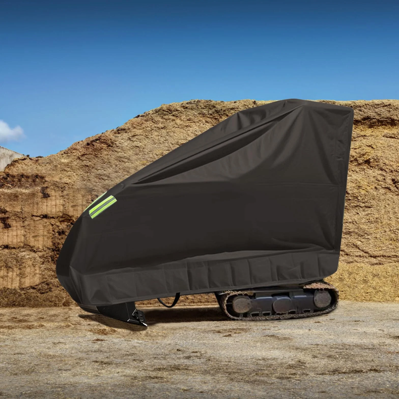 LIROPAU Cubierta para Miniexcavadora, Cubierta Protectora para excavadora, Cubierta para excavadora, Cubierta Protectora para excavadora a Prueba de Viento, Nieve, Lluvia, Polvo, Helada, protección UV