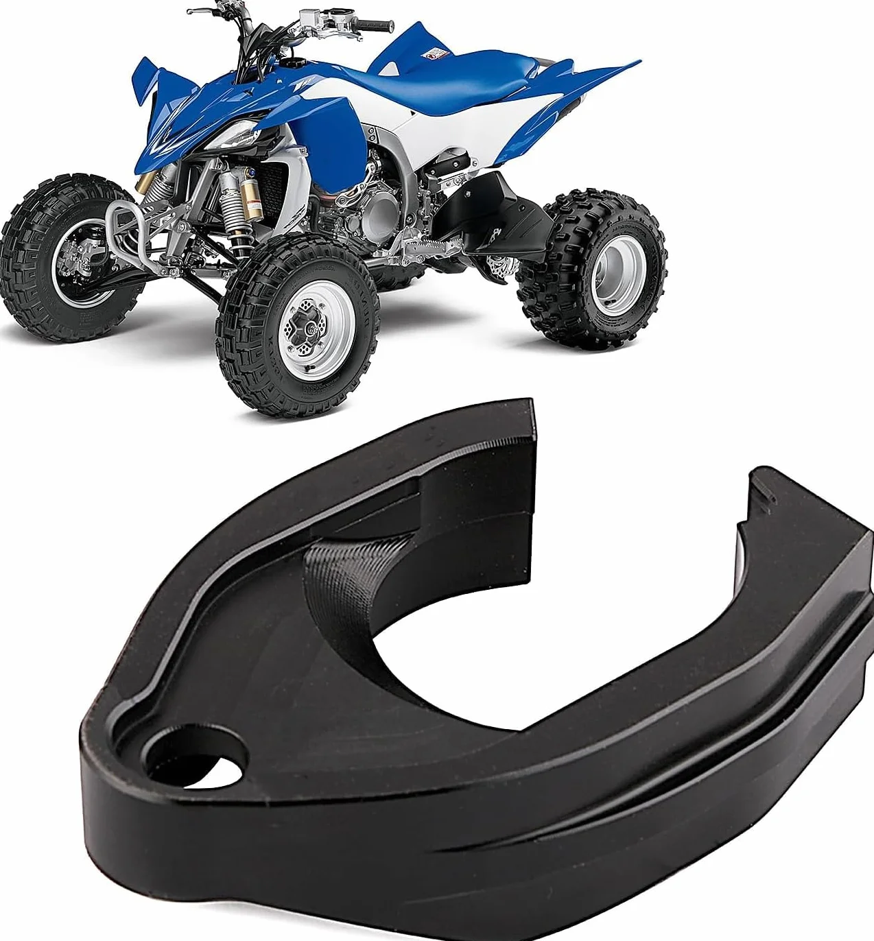 Guía de cadena ATV para brazo oscilante deslizante de plástico para YFZ450 YFZ 450 2004-2013, 5TG-22151-00-00