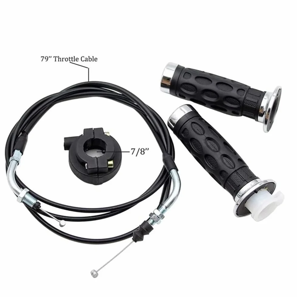 Juego de agarre giratorio acelerador Universal 3X con Cable Scooter 78 pulgadas para 50Cc 80Cc 125Cc 150Cc GY6