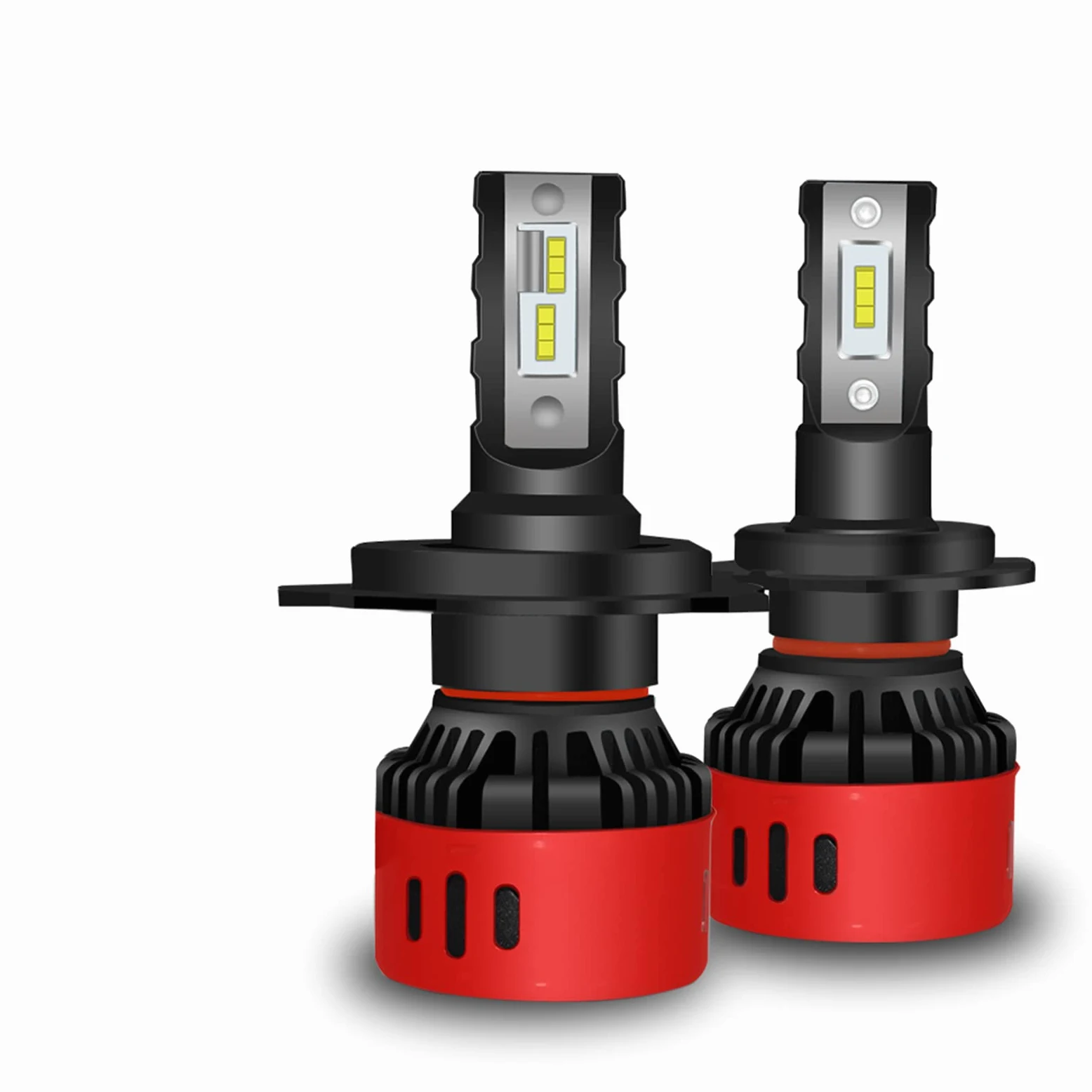 Faros Delanteros LED Para Automóvil Faros Delanteros LED 20000LM CSP Luz Antiniebla LED Automática 6000K Iluminación LED, IP68 A Prueba De Agua, Paquete De 2,H4
