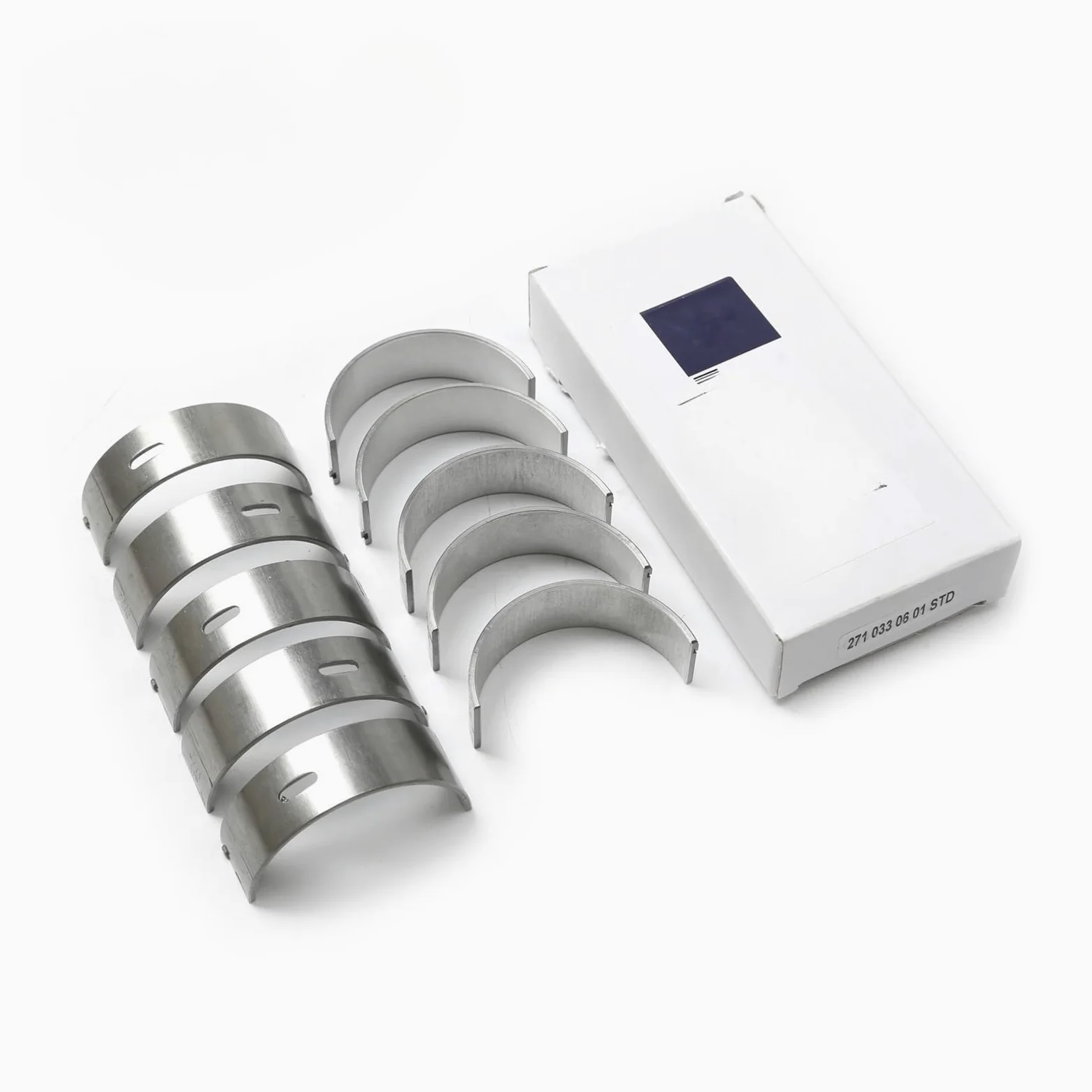 2660330002 2710330602 Kit de cojinetes del cigüeñal del motor compatible con Mercedes-Benz M270 M271 1.8T C200K E200K 2002-2009 C200 CGI SLK200 C230K