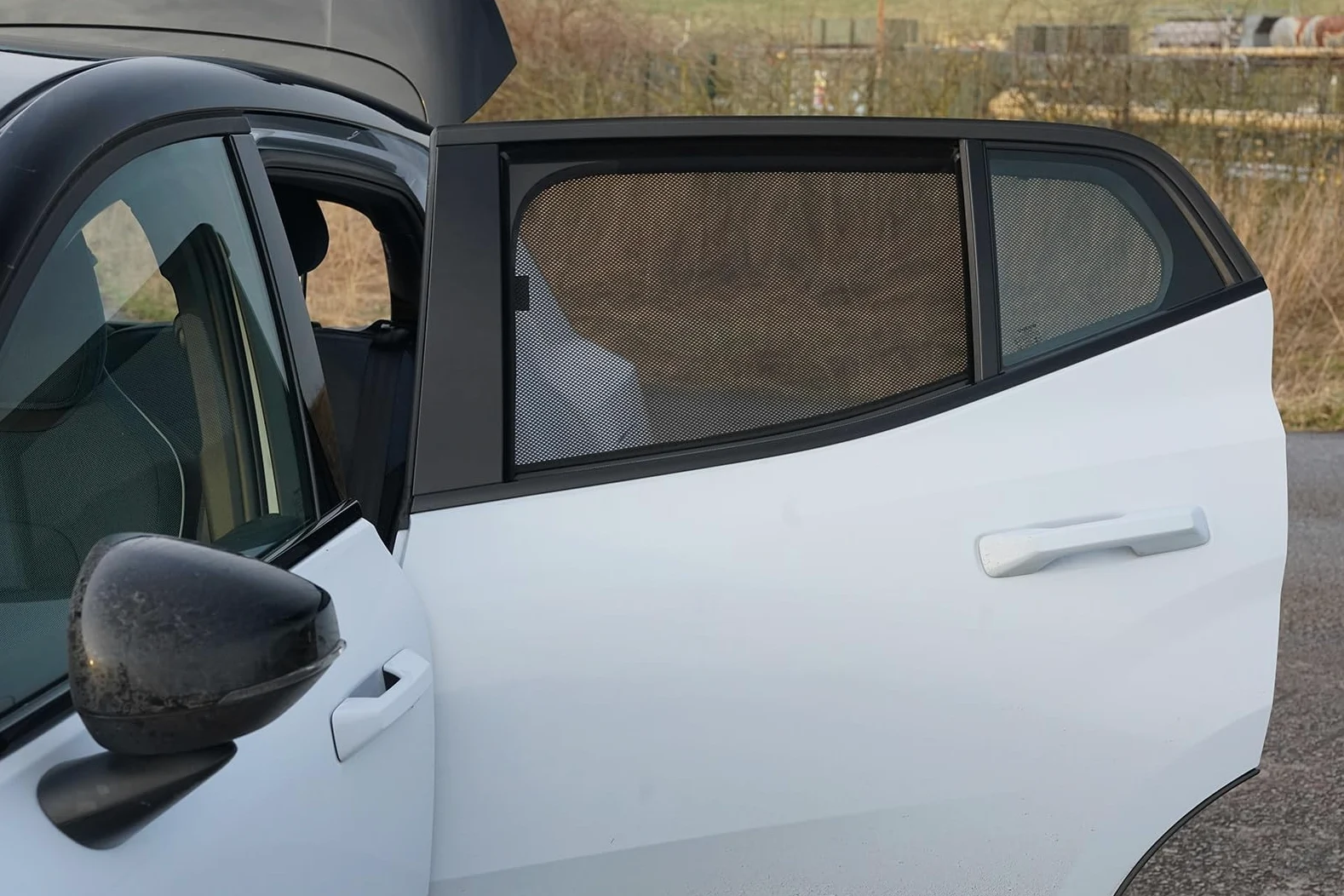 CAR SHADES Juego Compatible con Volvo EX30 2023- (4-Partes) cortinillas Parasol a Medida