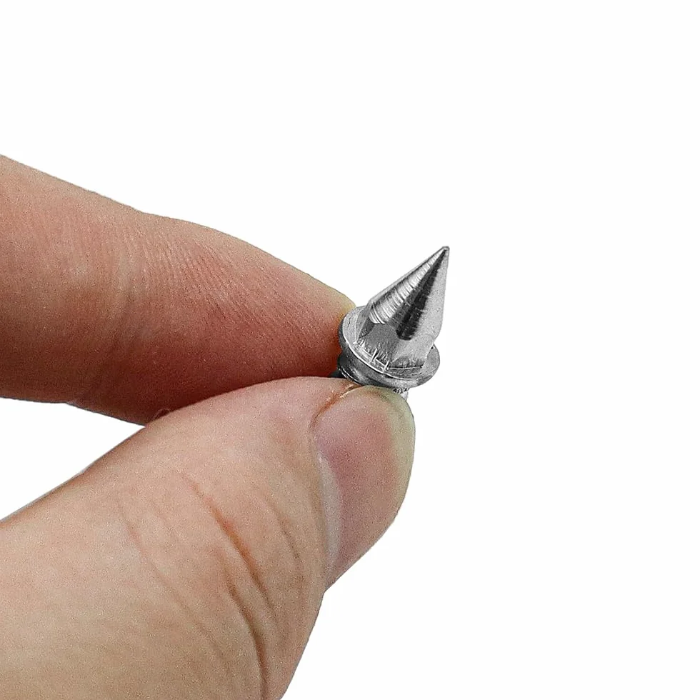 Perno de Neumático Antideslizante 27 mm, Clavos para Cadenas de Nieve de Coche, 50 Piezas