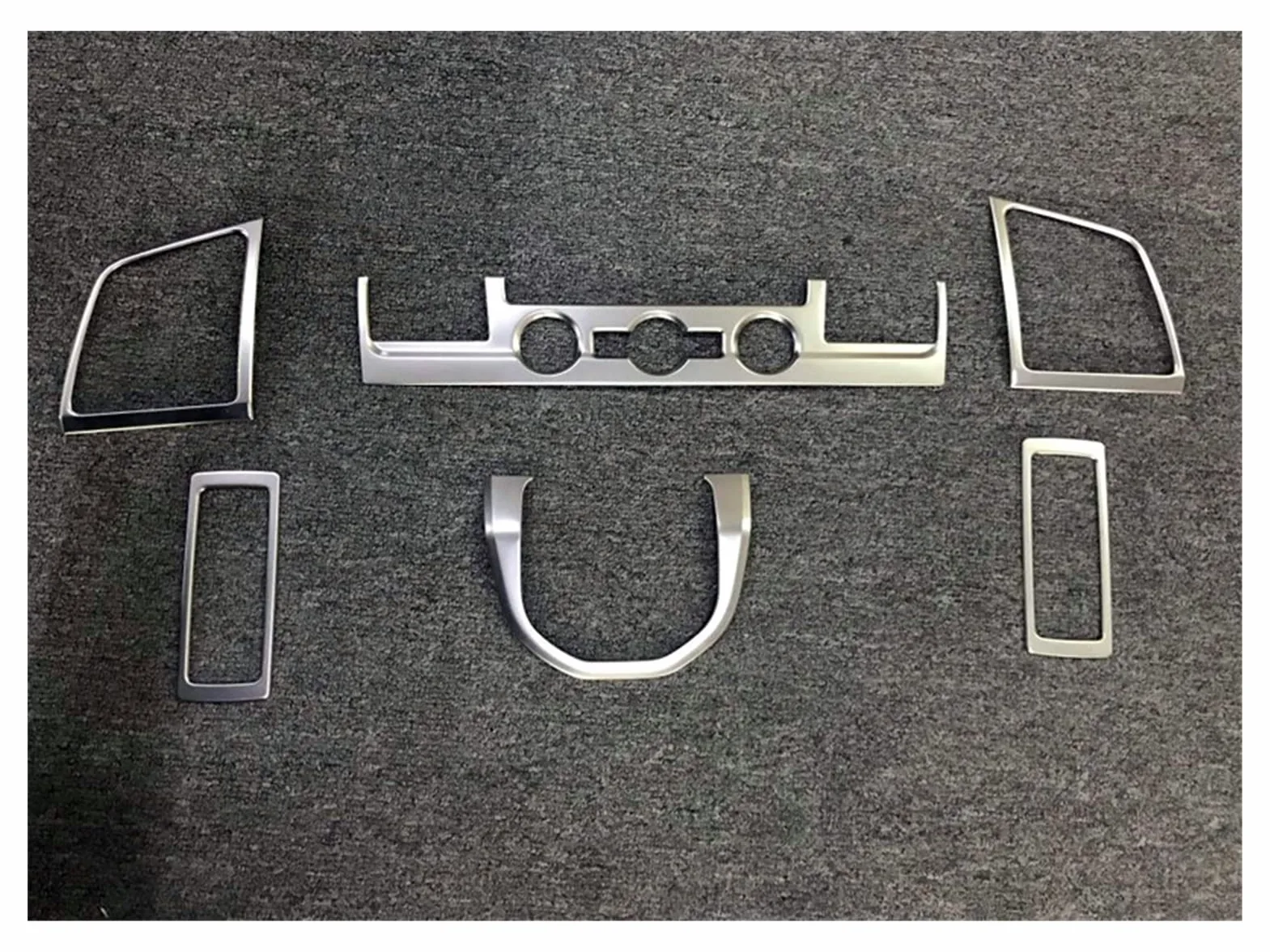 MENGKE Ajuste for Volkswagen Transporter (T6) Caravelle 2017 2018 2019 Set de bobholte de Acero Inoxidable Conjunto de Accesorios for automóviles Interior 6pcs