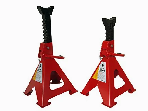 Par de caballetes, capacidad 6 ton. Carro Sogi coche X4-11