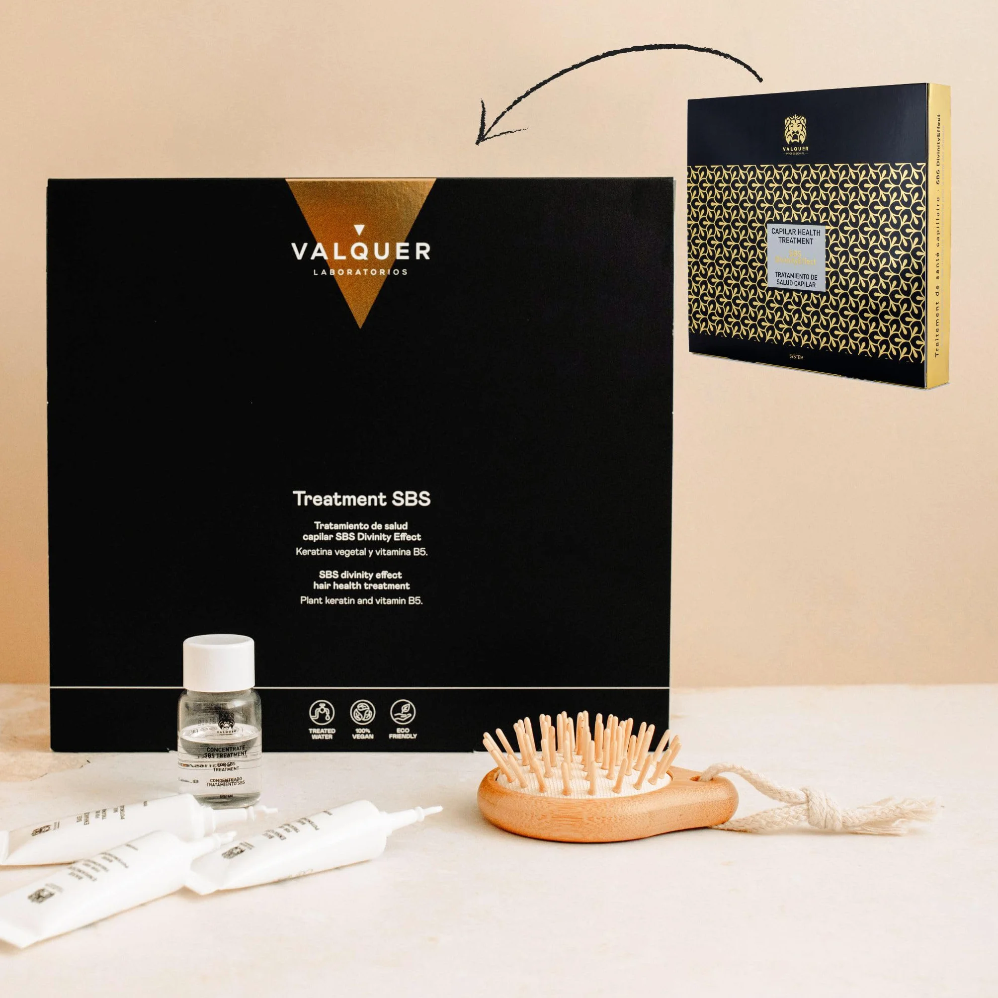 Valquer Tratamiento Reparador SBS con Keratina Vegetal Regenerador Capilar Hidratación Profunda
