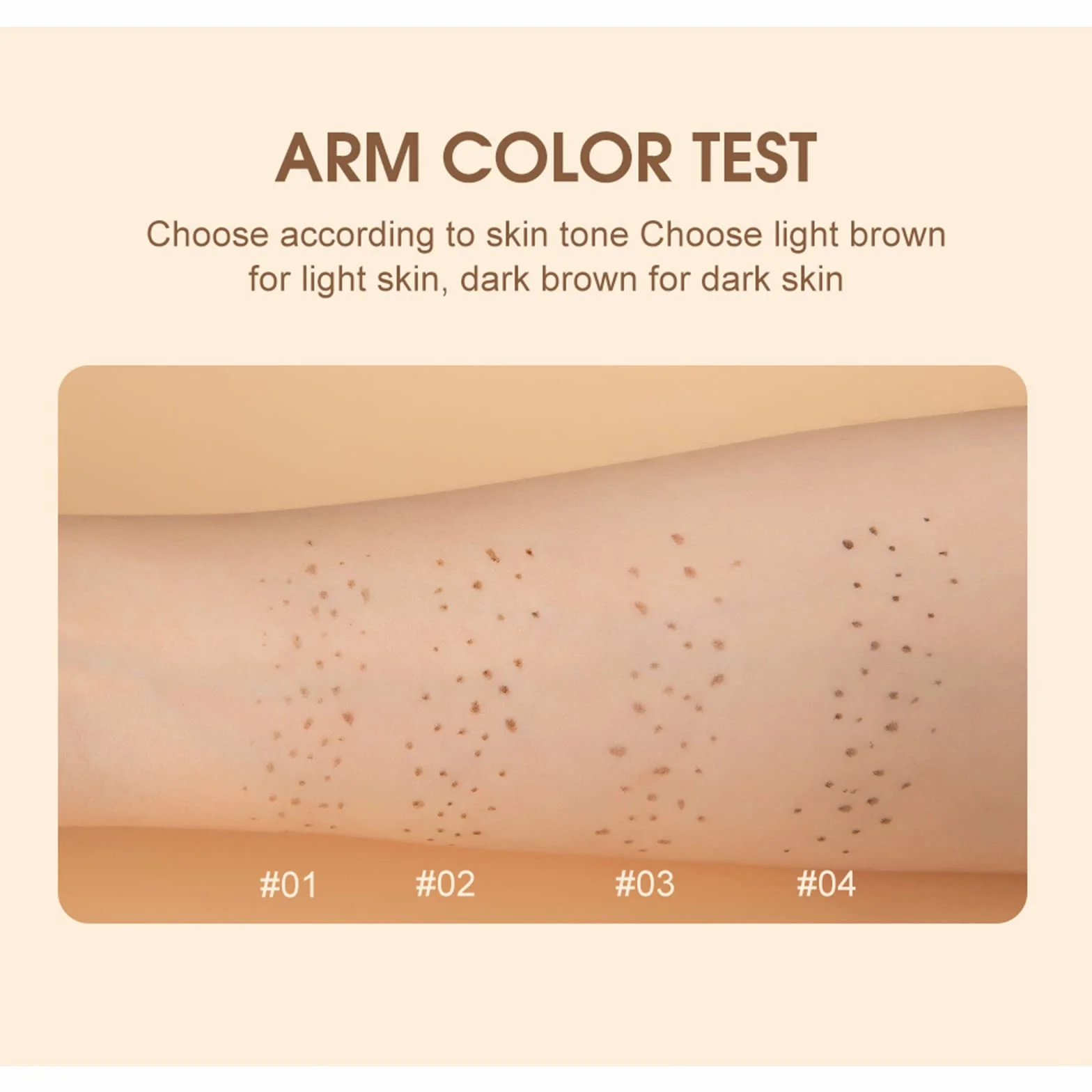 Freckle Pen, Bolígrafo Maquillaje Pecas Realista Impermeable (01#Light Brown)