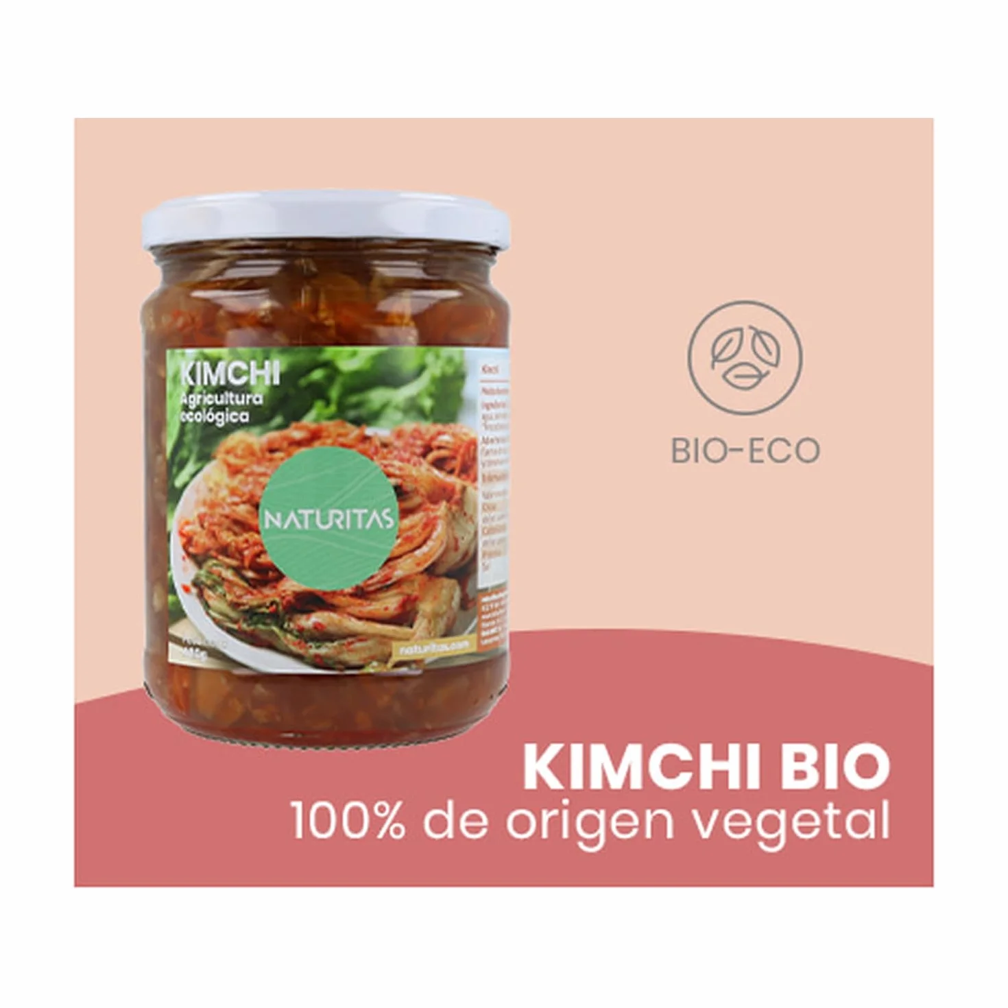 Naturitas Essentials Pack Kimchi Bio 2x420g Cabbage Kimchi Conservas