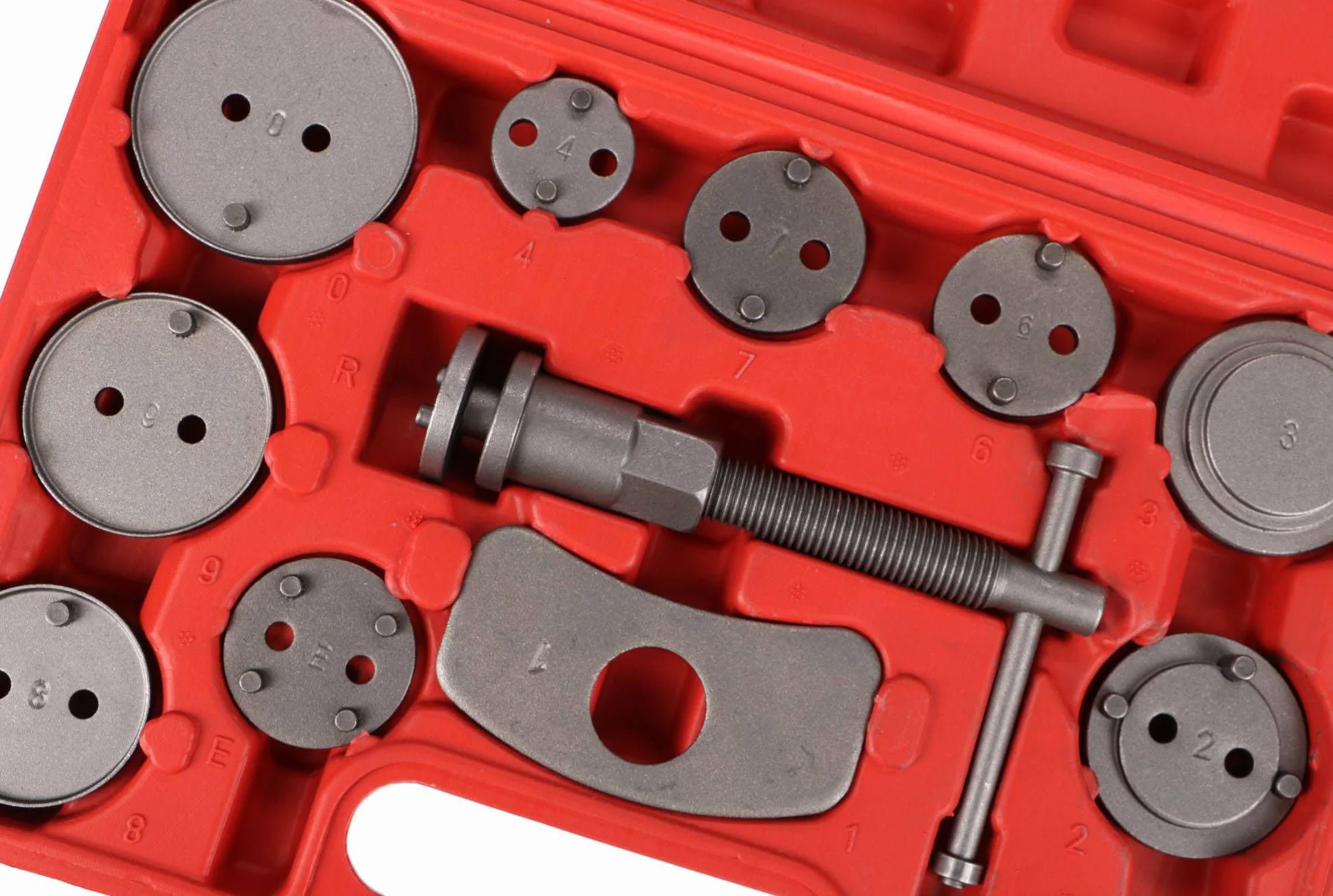 Mechanic Brake Set 12 | Juego de reposicionador de pistones de Freno 12 pzs | Reposicionar el pistón de Freno al Cambiar los Discos | Las Zapatas o Las Pastillas de Freno