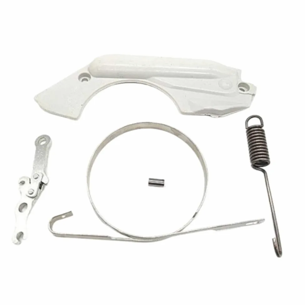 Kit de reparación de cubierta de embrague de palanca de manija de banda de freno de cadena Compatible con motosierra MS180 MS170 018 017 MS 180 170