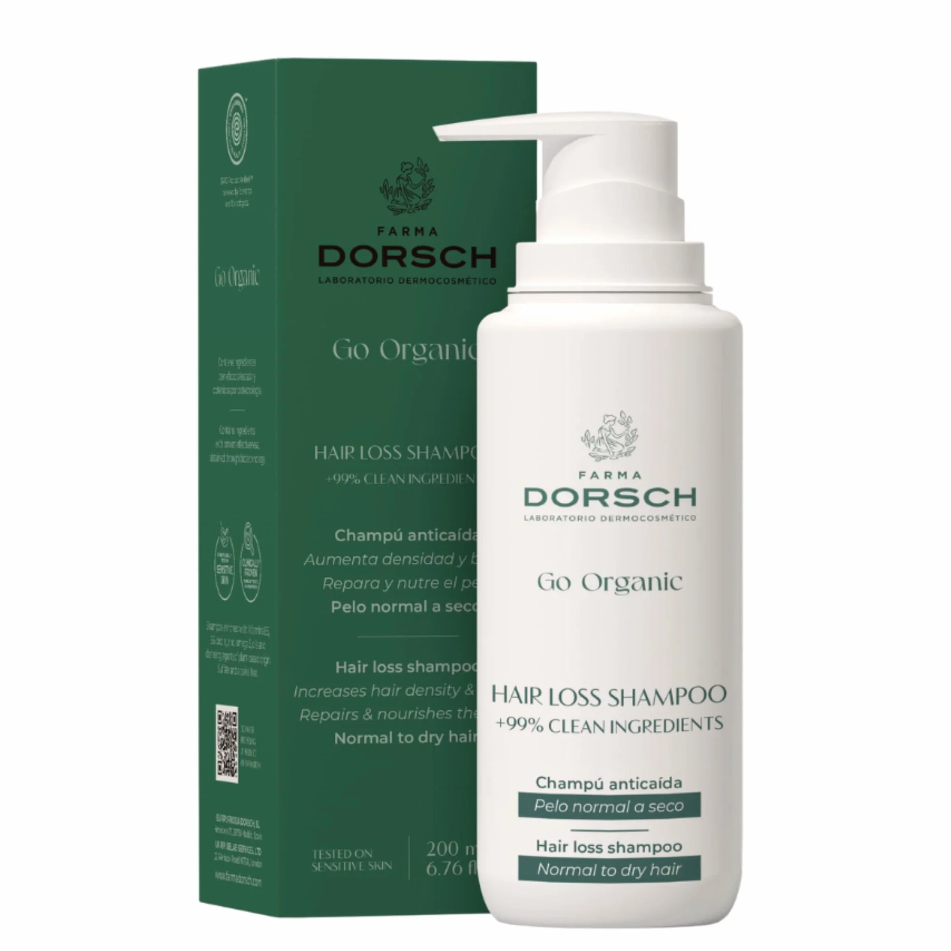 FARMA DORSCH Hair Care Shampoo Anticaida Hidratante y Nutritivo 200 ml