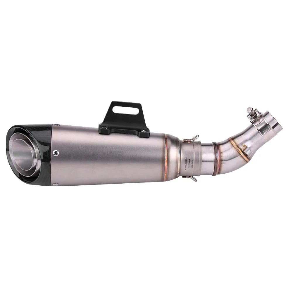Qiilu tubo de escape intermedio motocicleta deslizamiento en escape medio enlace manguera adaptador para R25 R3 2013-2016