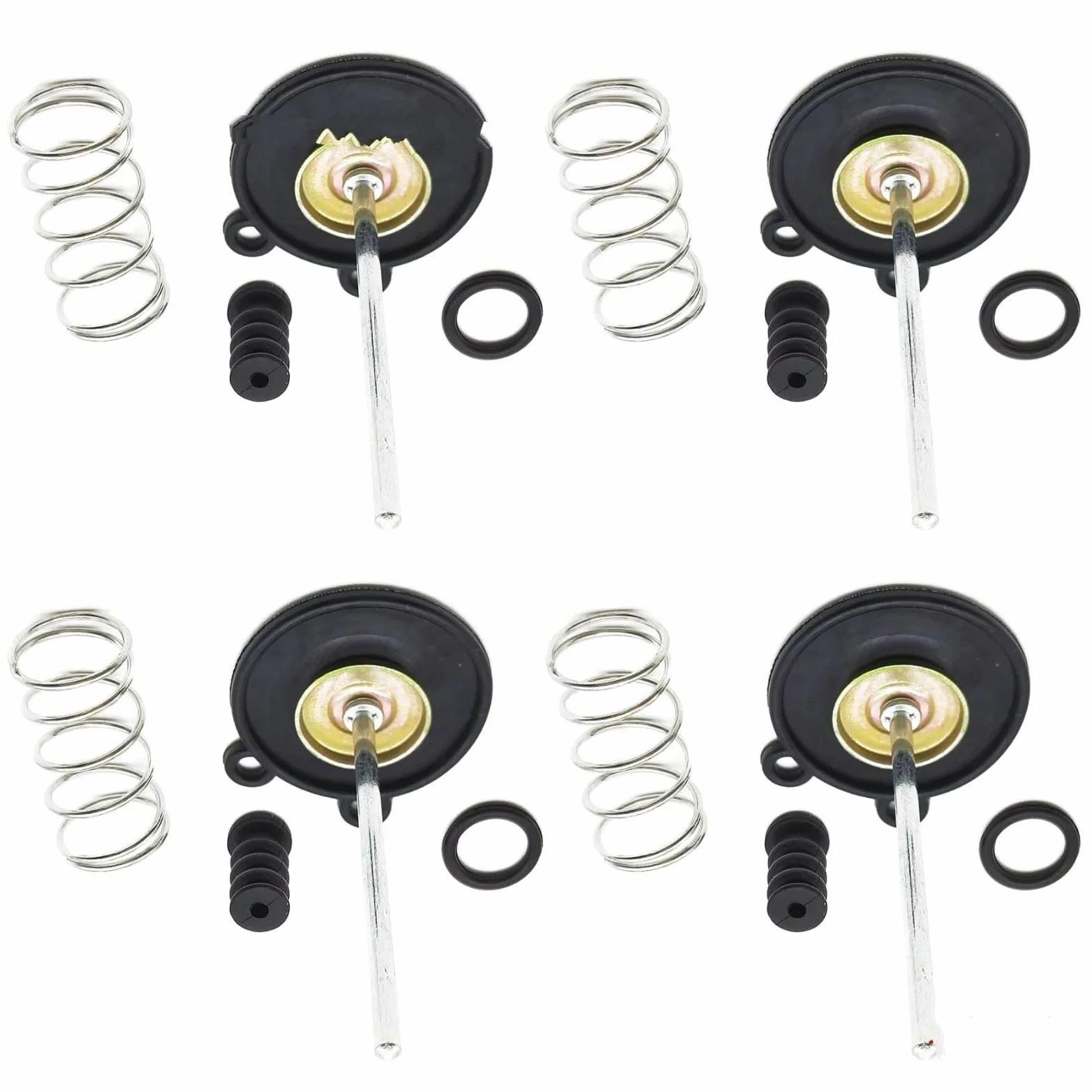 Kit Carburador Repuesto Compatible Con CB750L Para Limited 1979 Kit Reconstrucción De Émbolo De Diafragma De Carburador De Motocicleta Con Junta(4pcs)