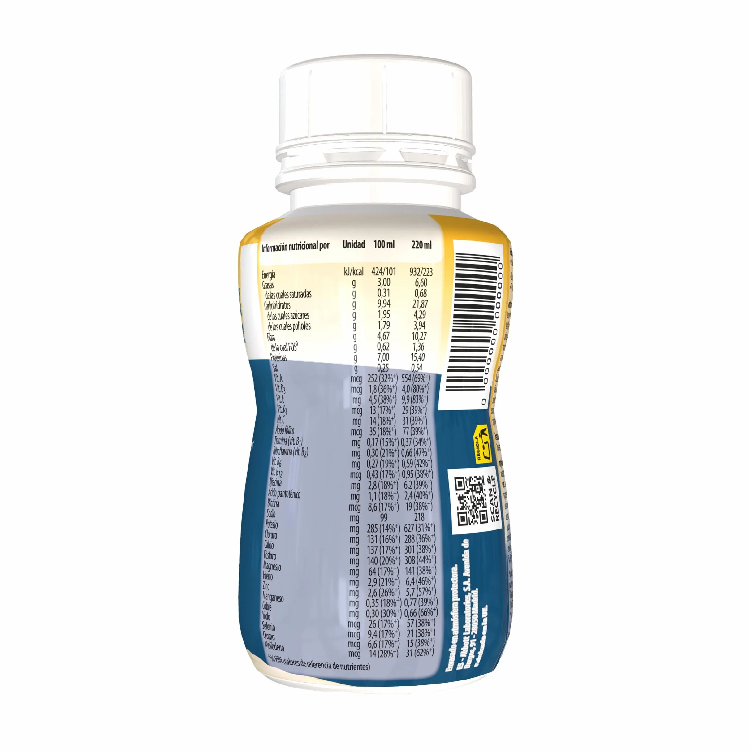 Glucerna Control sabor vainilla sustitutivo de comidas pack 8x220ml