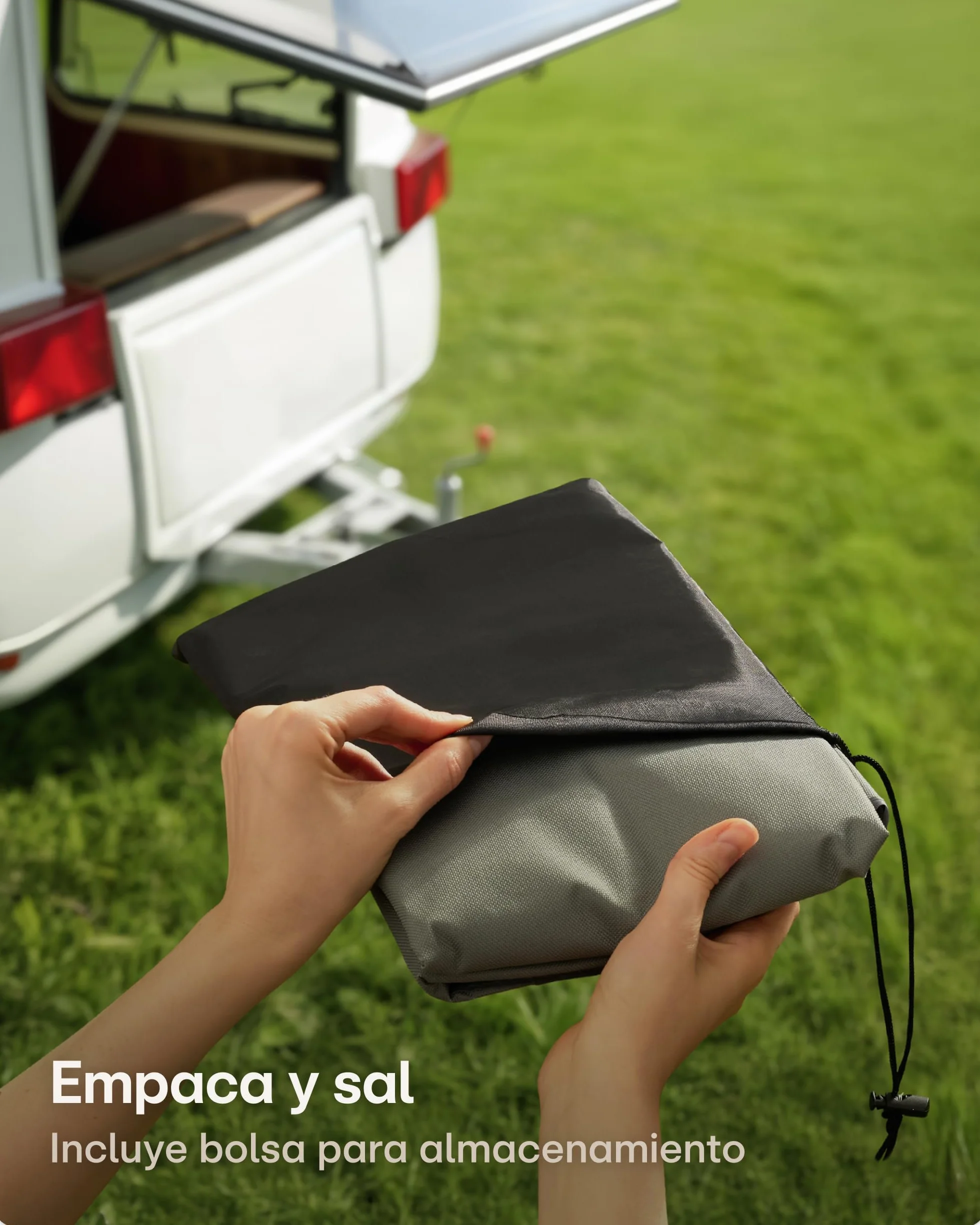 Praknu Funda Lanza Caravana Impermeable – Extra Gruesa – Protección Resistente Todo Clima – PVC Impermeable y Resistente a los Rayos UV