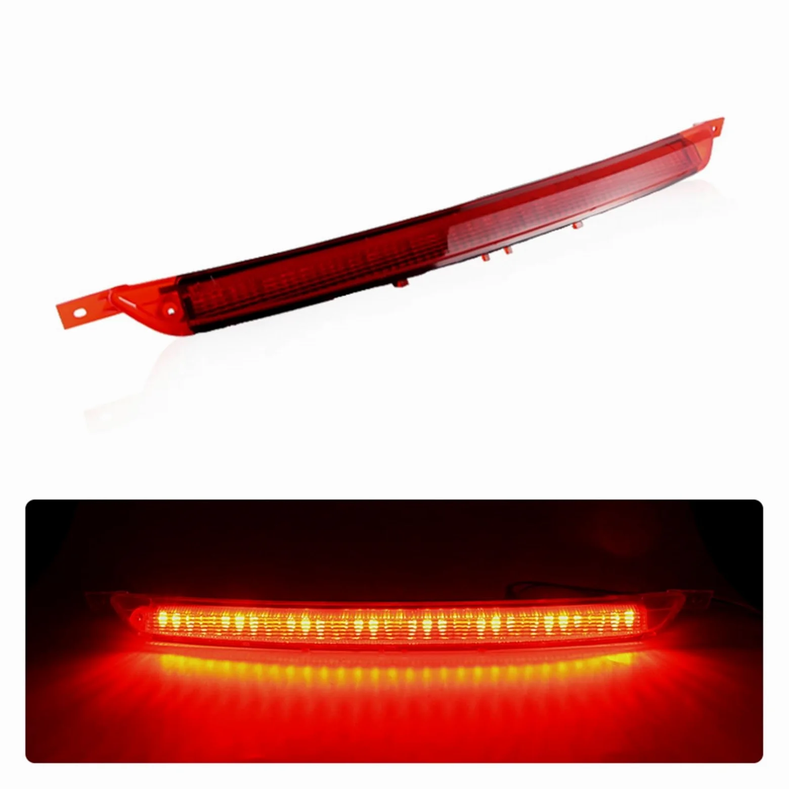 Tercera Luz Freno Tercera Luz De Freno LED De Montaje Alto Para VW Para Golf Luz Freno Trasera | Para Golf 7 limusina 2013 5G para GTI R para e-golf 5GE 2014-up Canbus lámpara parada trasera accesorio coche 5G6945087A