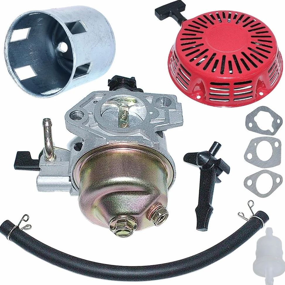 Junta De Carburador Arranque Retroceso para GX390 13HP para GX 390 Línea Filtro Combustible Motor Cortacésped Moto Carburador