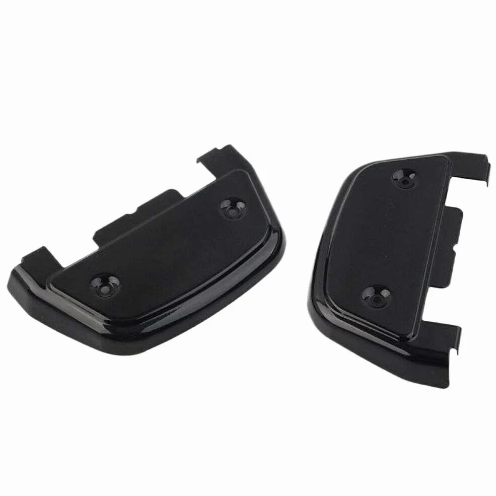Cubiertas para estribo de pasajero de motocicleta, compatibles con Electra Street Road Ultra Softail, tapa de pie en forma de D